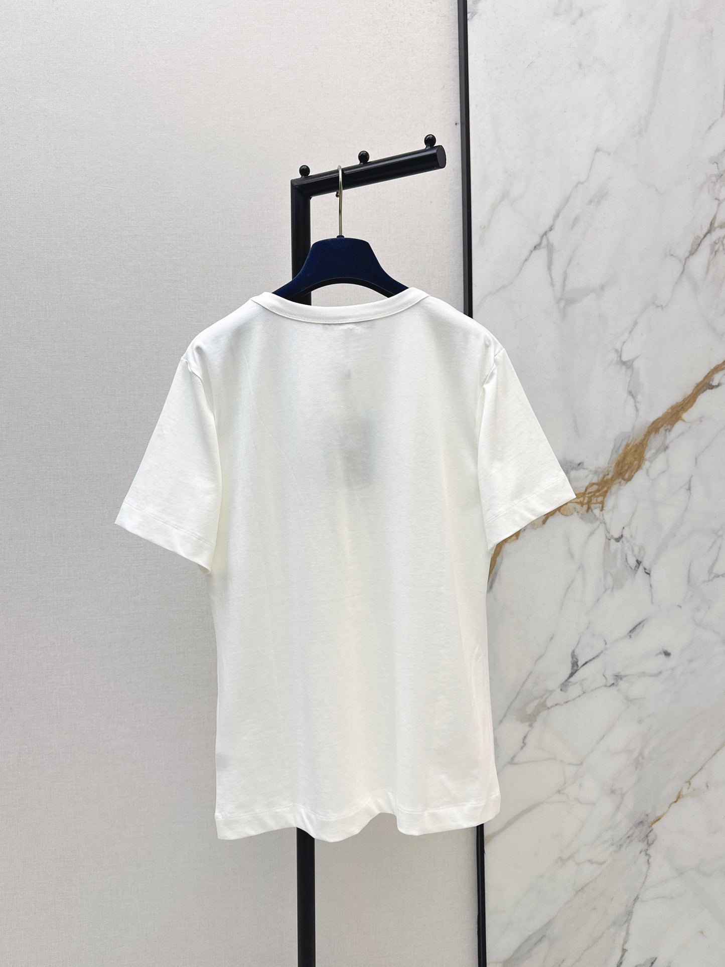 26SS NEUES T-Shirt mit Logo-Buchstabendruck