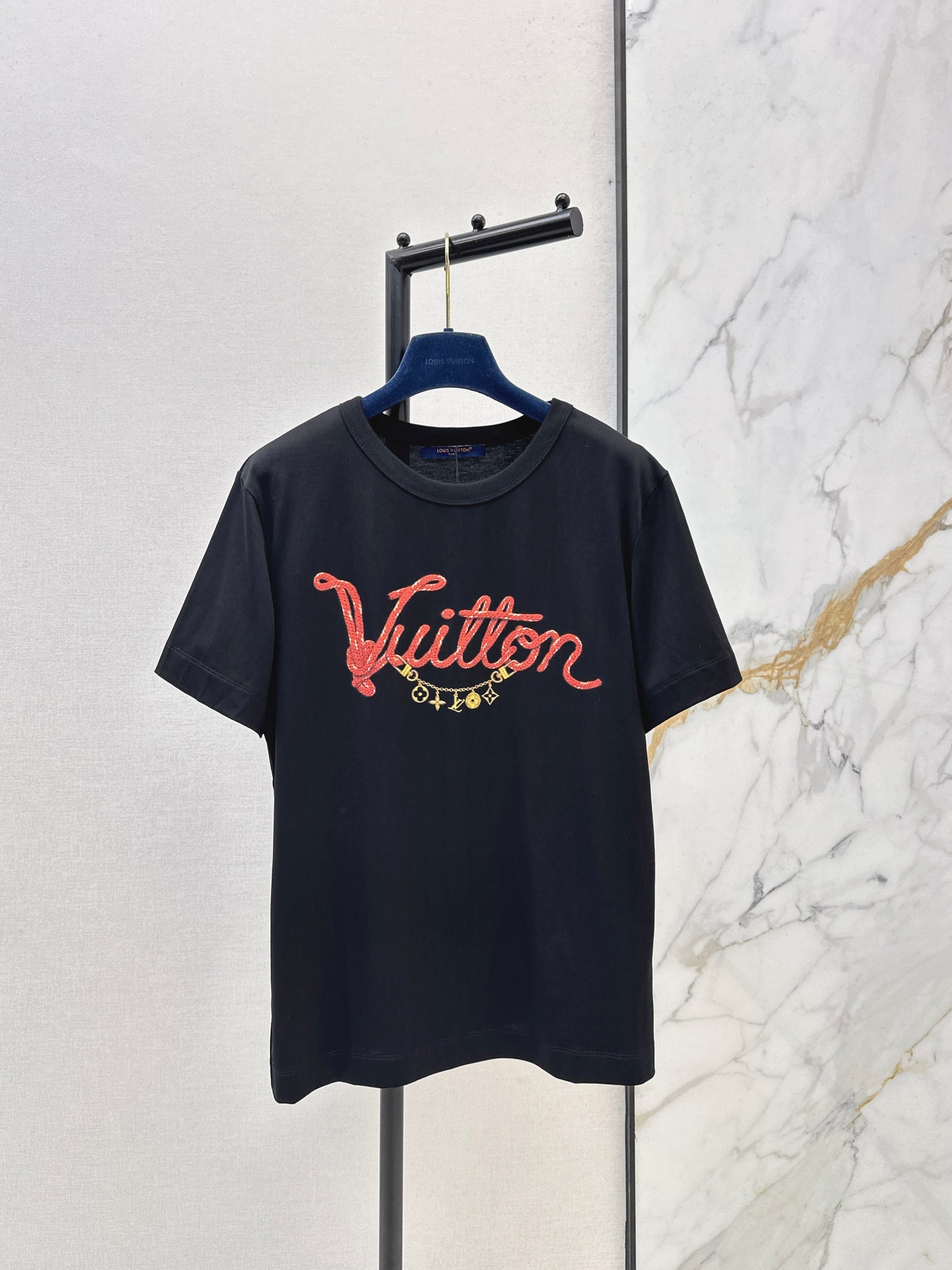 26SS NEUES T-Shirt mit Logo-Buchstabendruck