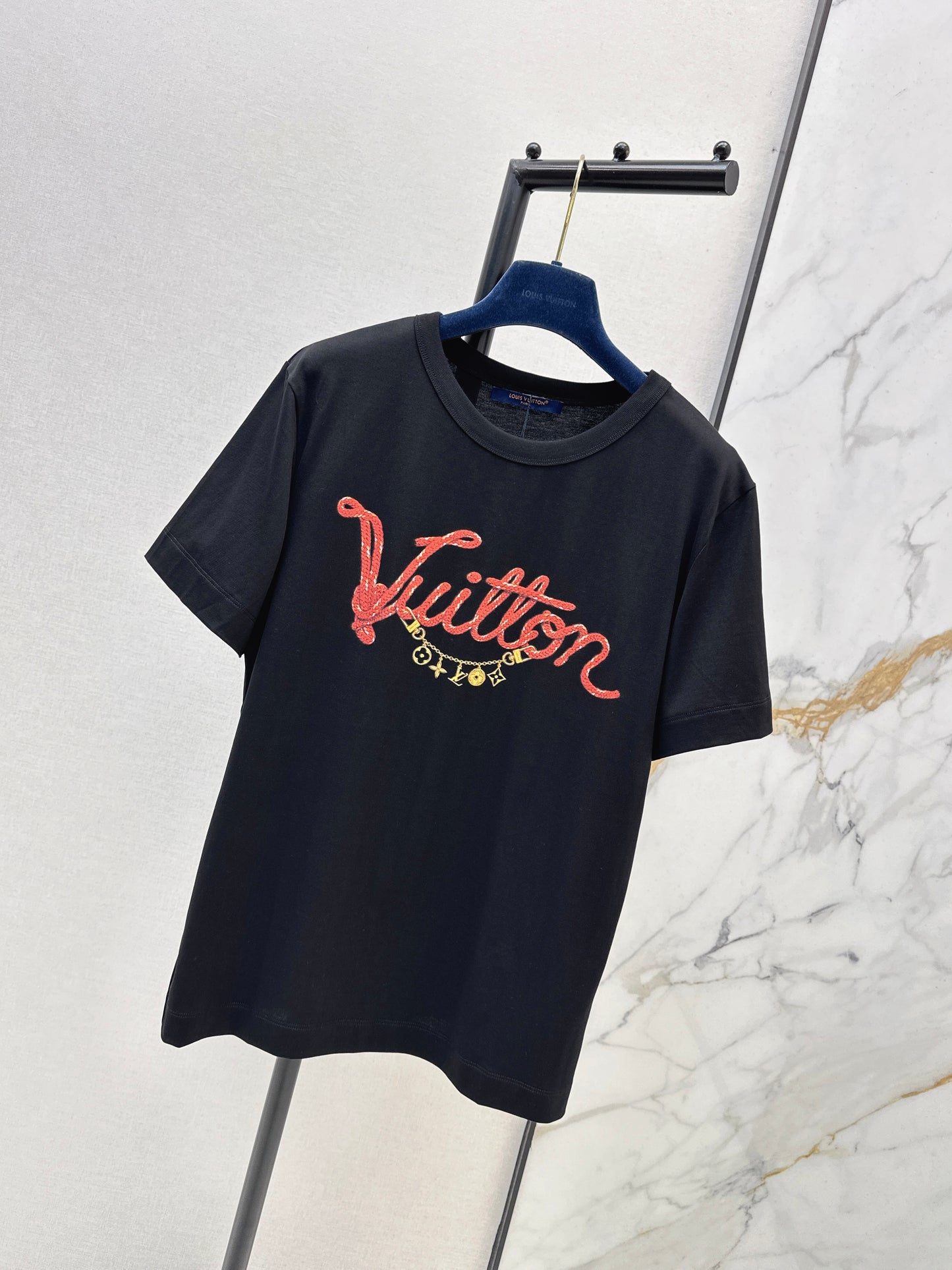 26SS NEUES T-Shirt mit Logo-Buchstabendruck