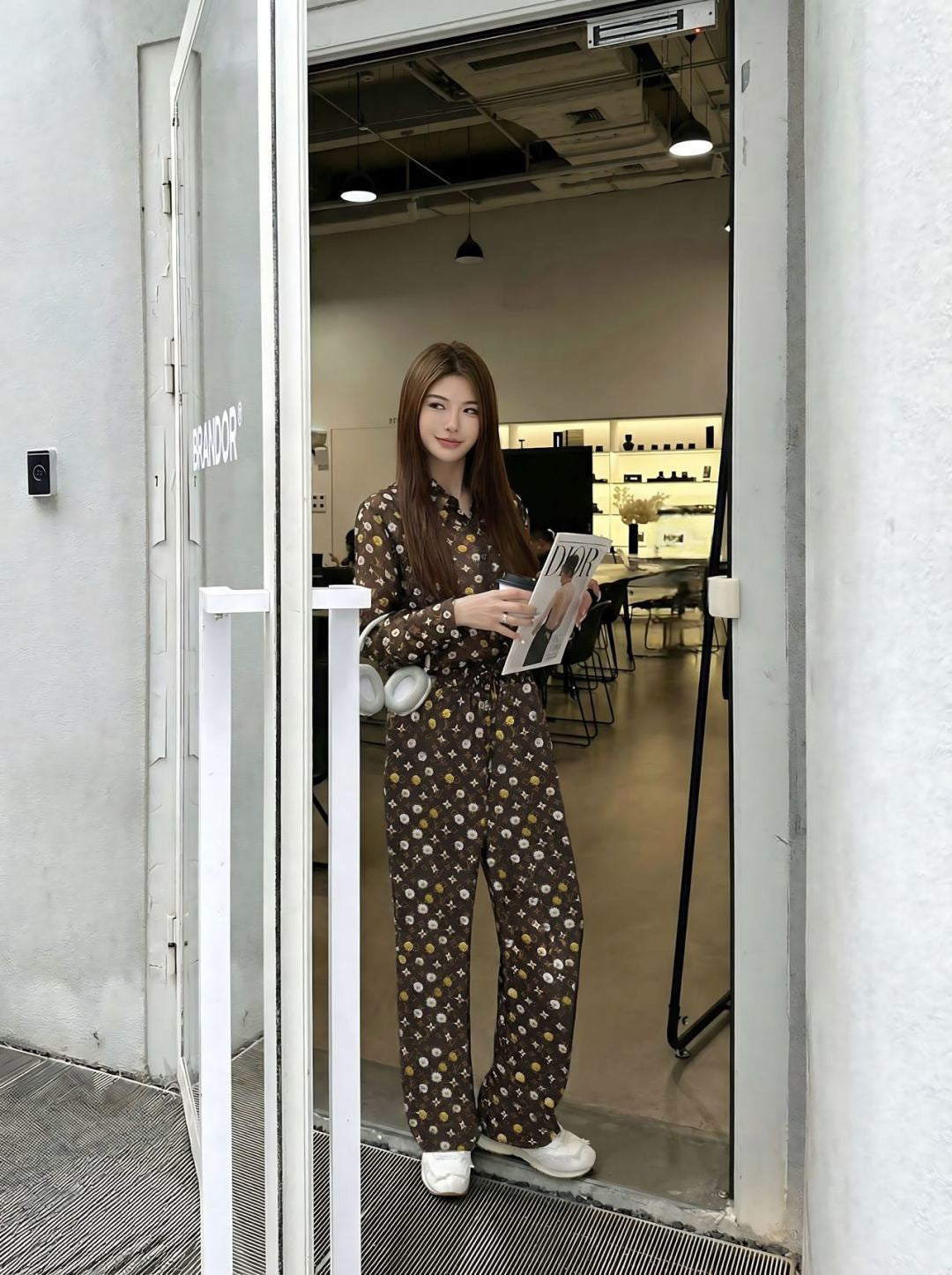 26SS NEW logo printed trousers