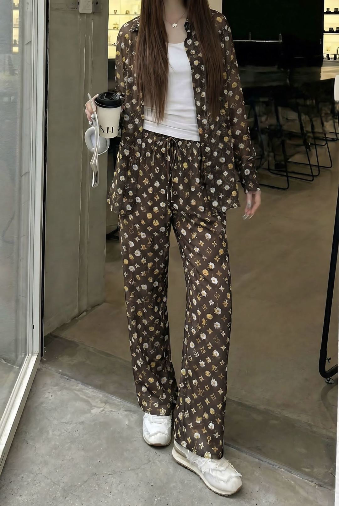 26SS NEW logo printed trousers