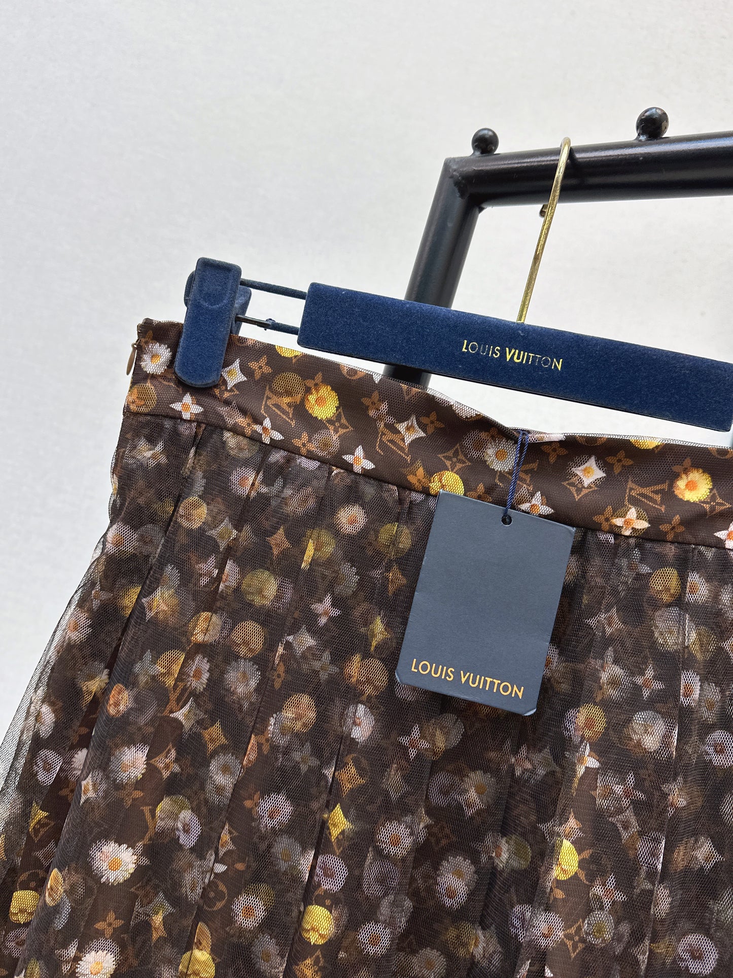 26SS NEW logo printed mesh skirt