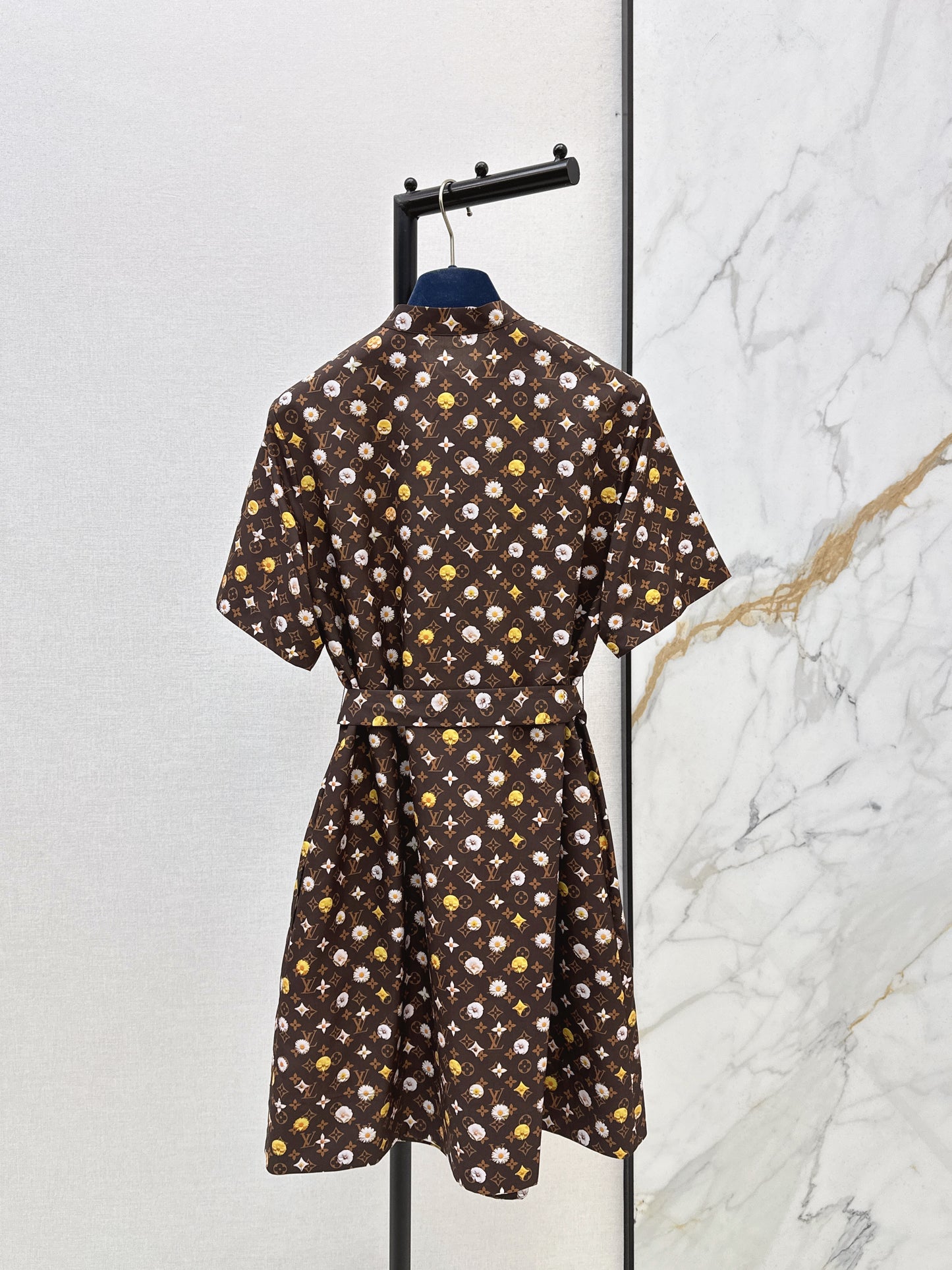 26SS NEW logo printed short sleeve dress