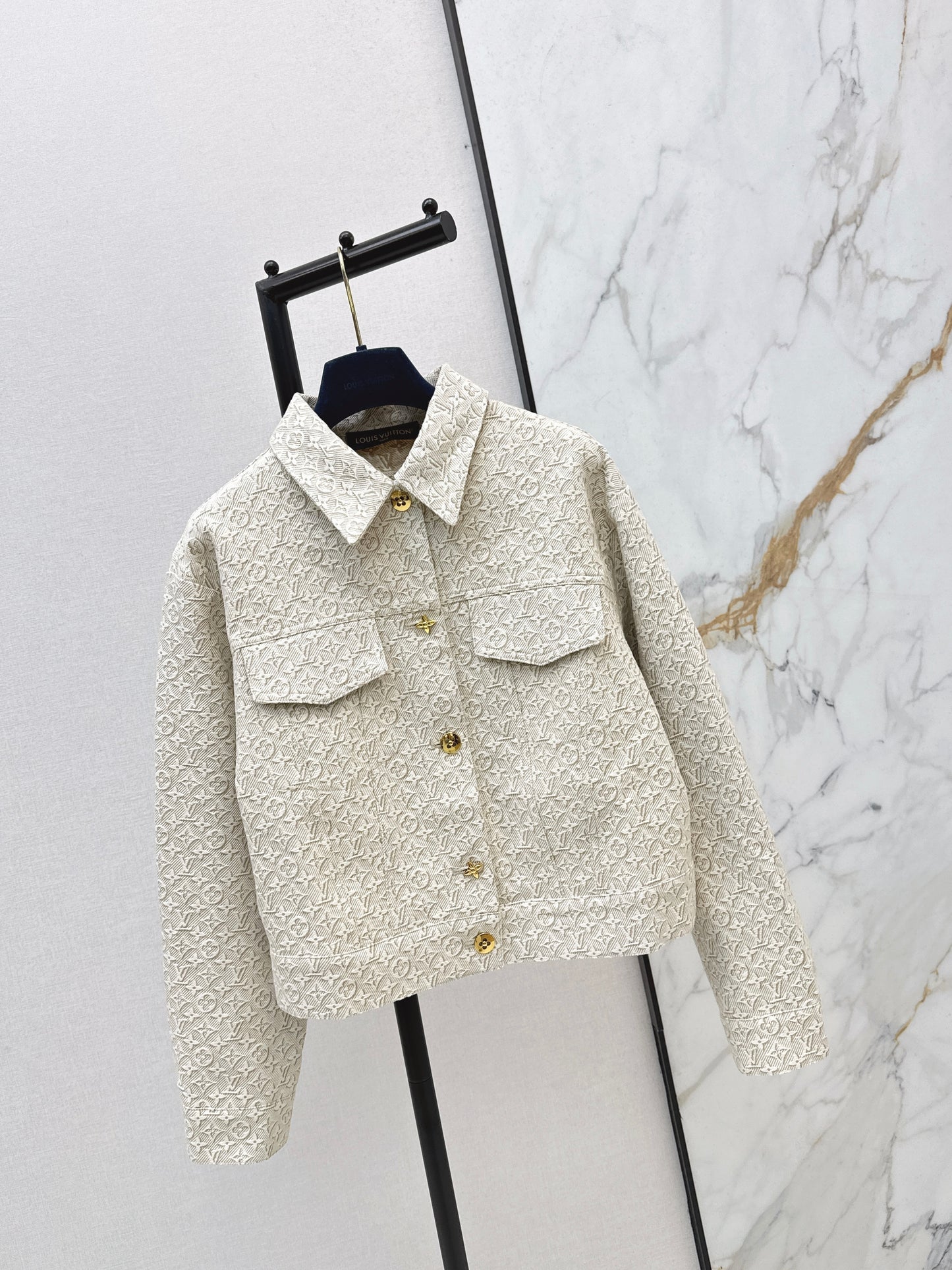 26SS NEW MONOGRAM jacquard logo denim jacket