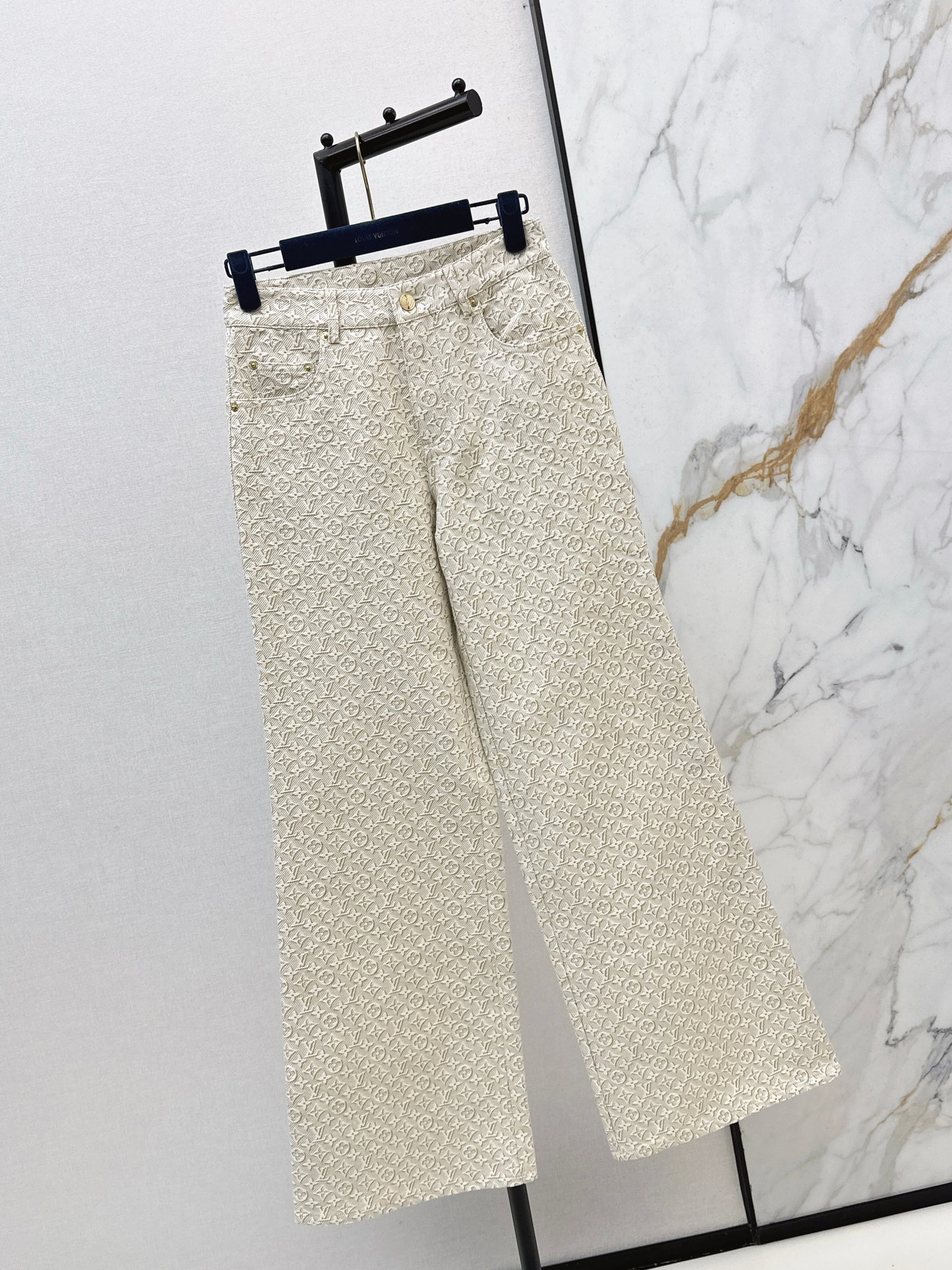 26SS NEUE MONOGRAMM-Jacquard-Logo-Jeans