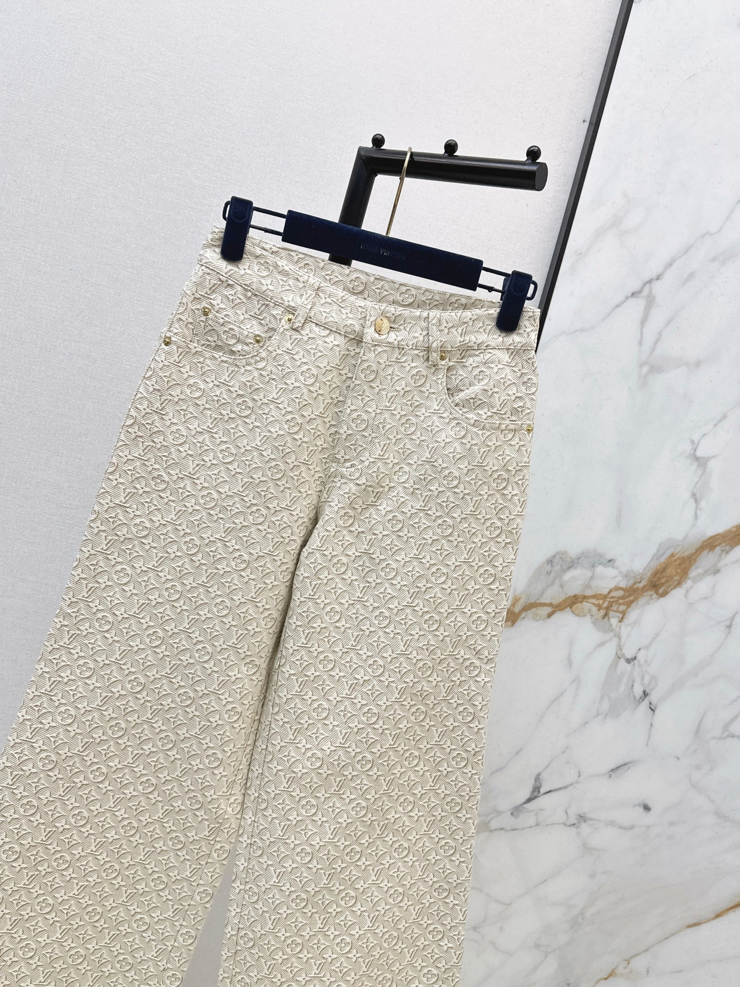 26SS NEUE MONOGRAMM-Jacquard-Logo-Jeans