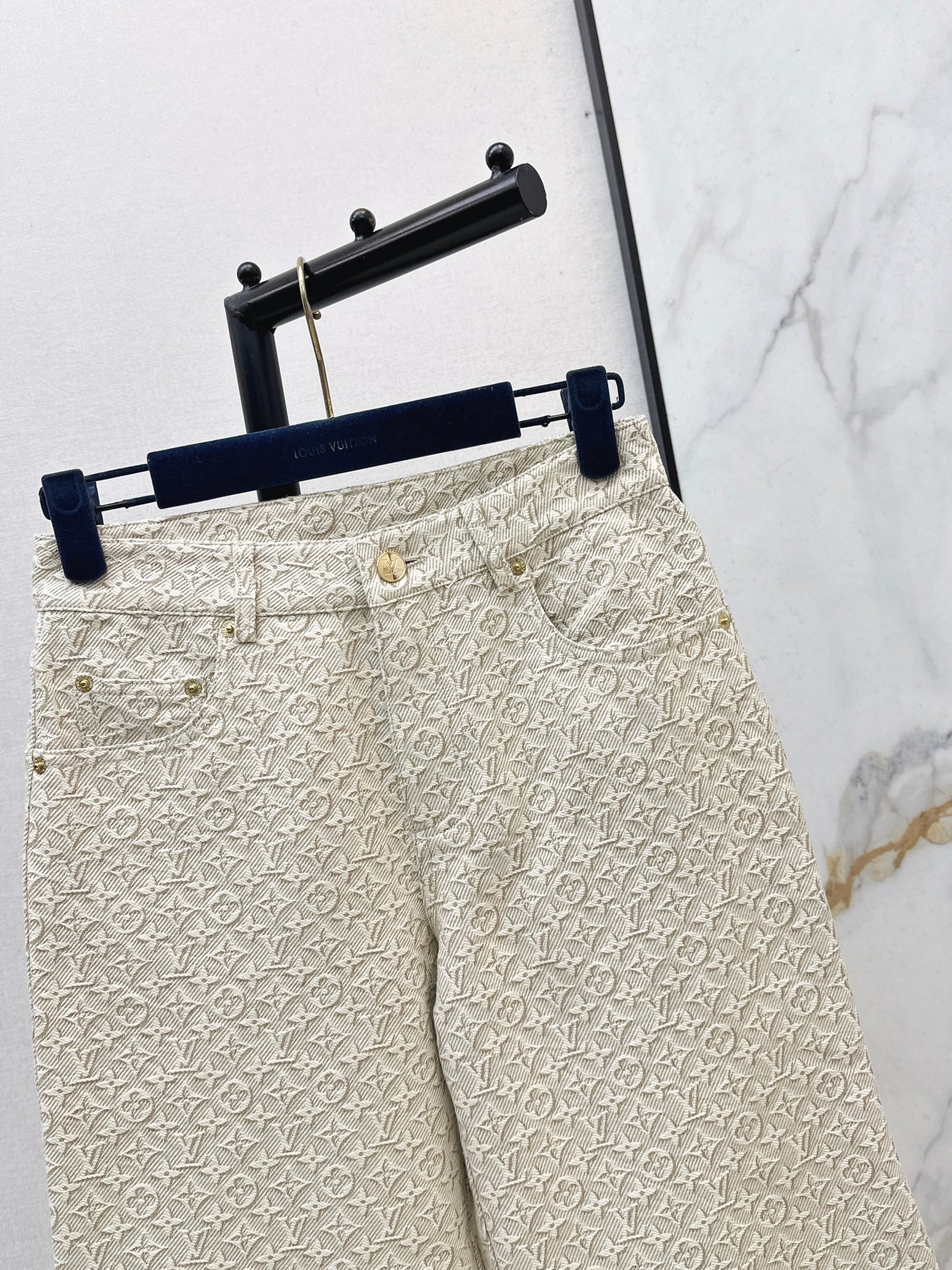 26SS NEUE MONOGRAMM-Jacquard-Logo-Jeans