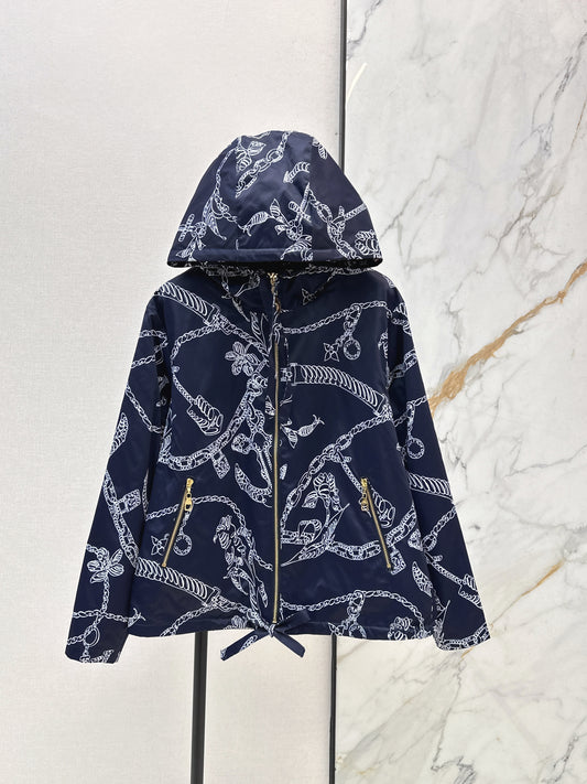 26SS NEW Reversible printed nylon jacket