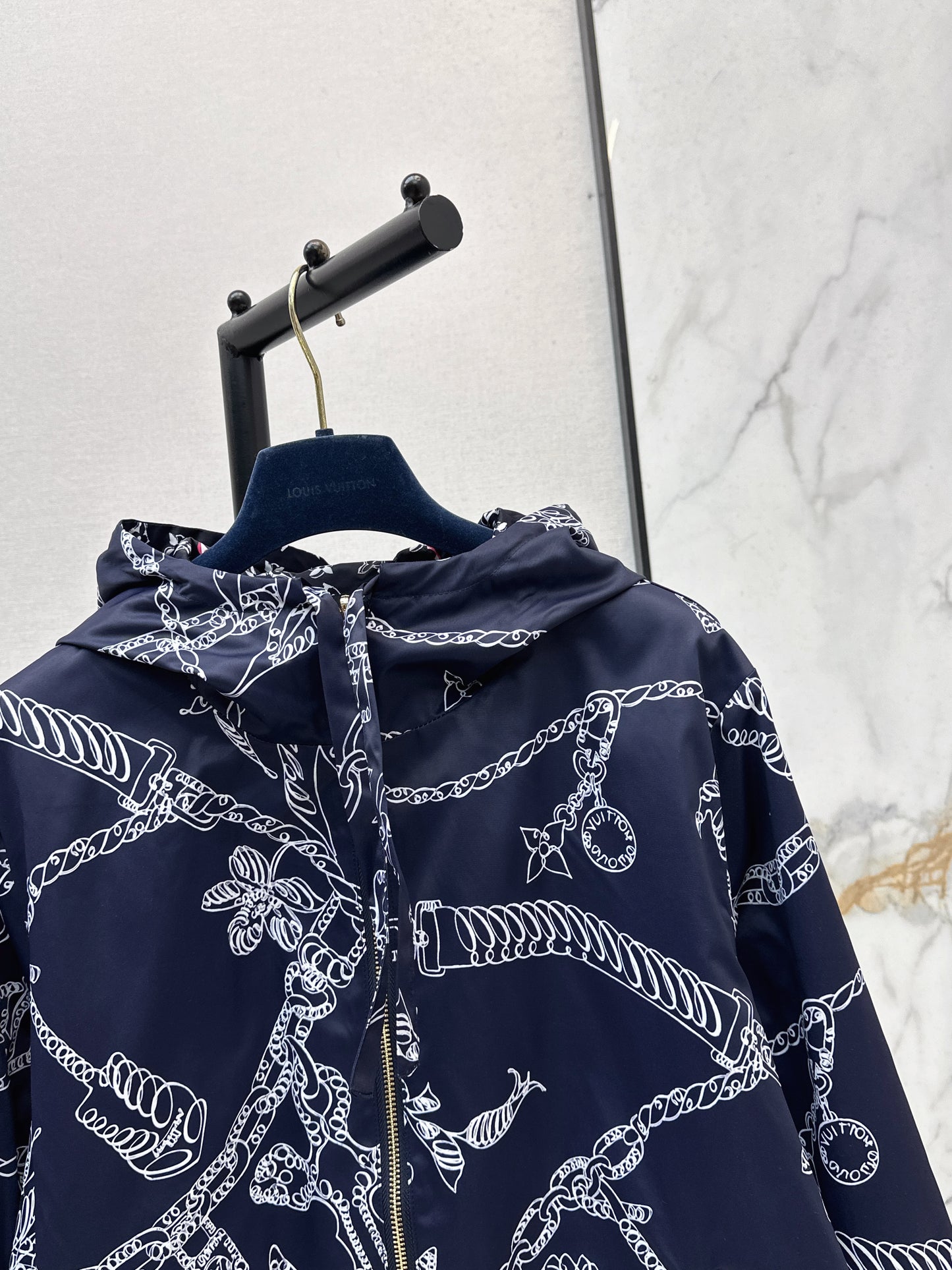 26SS NEW Reversible printed nylon jacket