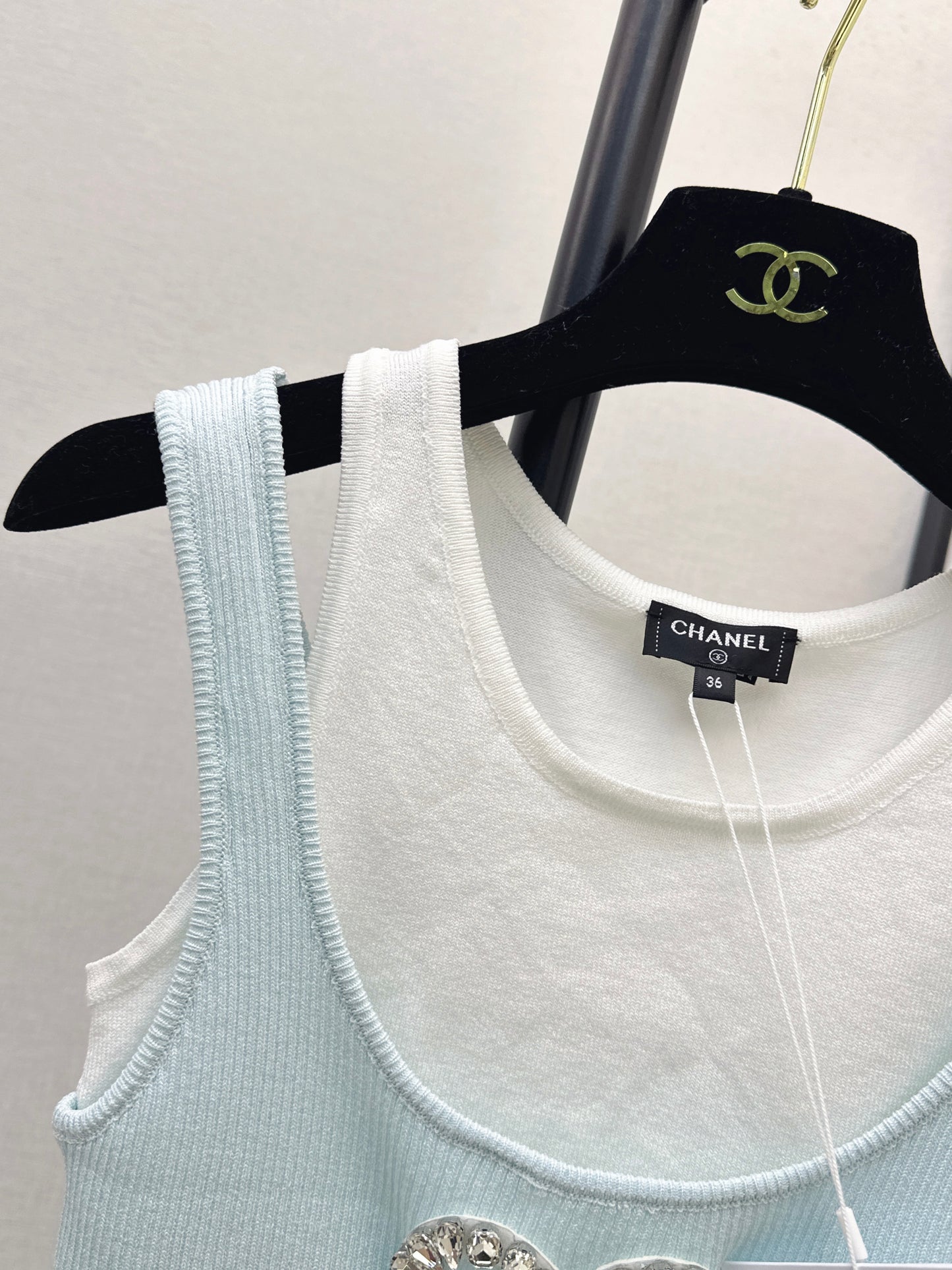 26SS NEW Fake two-piece sweater vest
