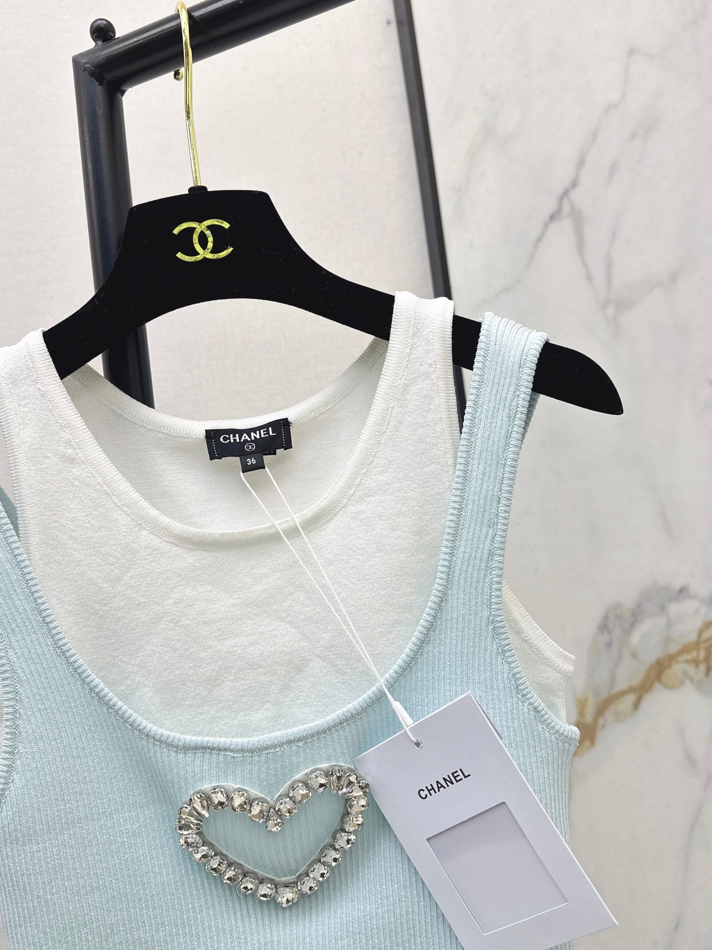 26SS NEW Fake two-piece sweater vest