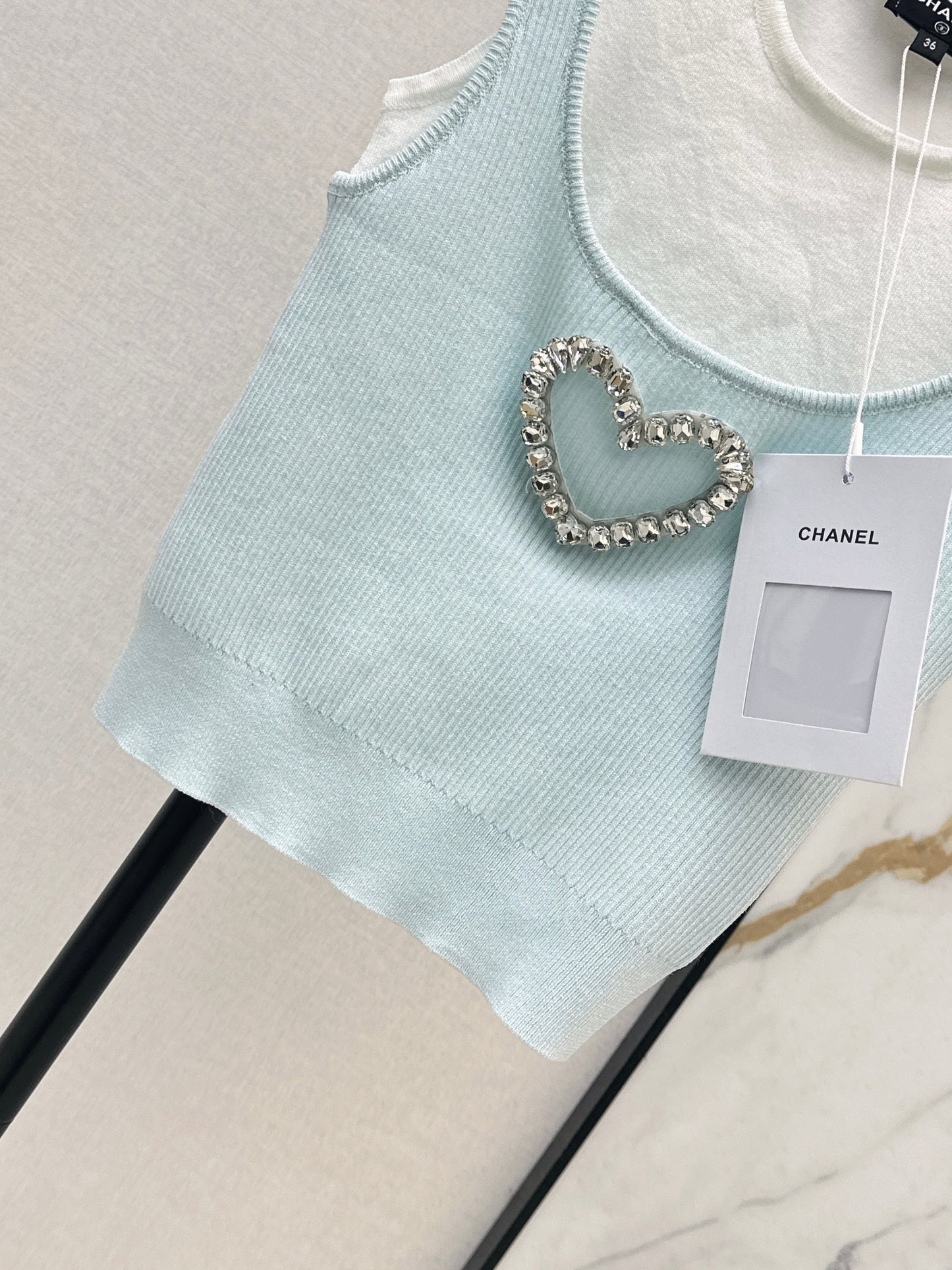 26SS NEW Fake two-piece sweater vest
