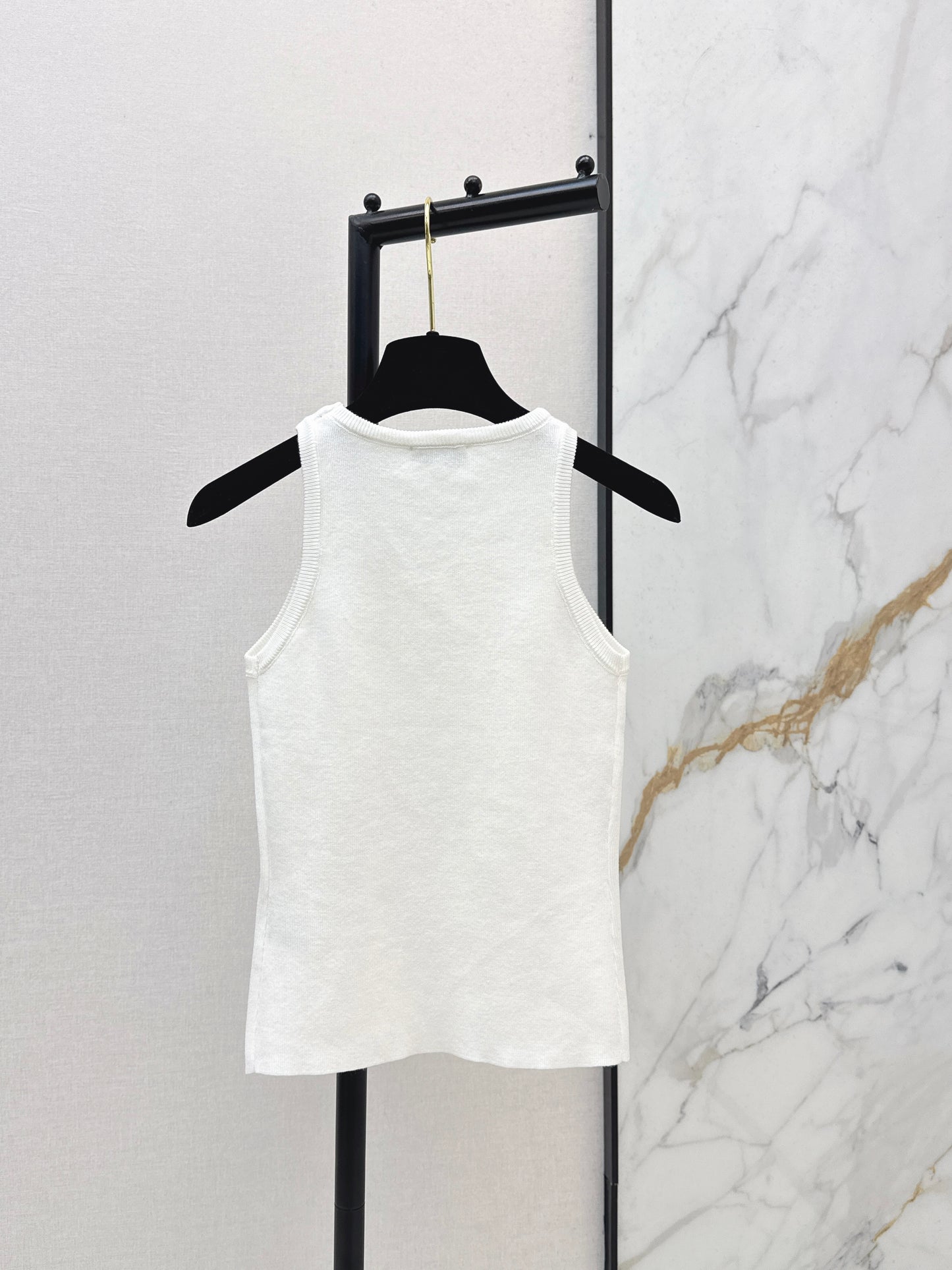 26SS NEW logo hot stamping decorative knitted vest
