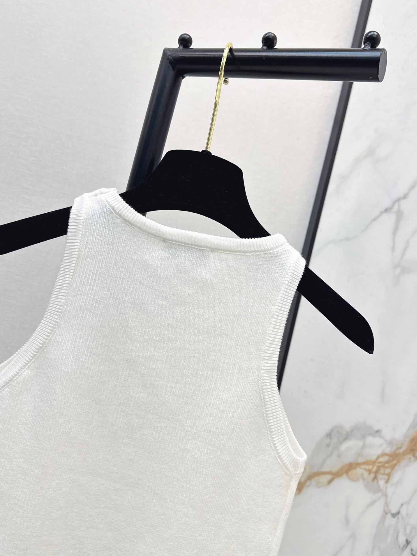 26SS NEW logo hot stamping decorative knitted vest
