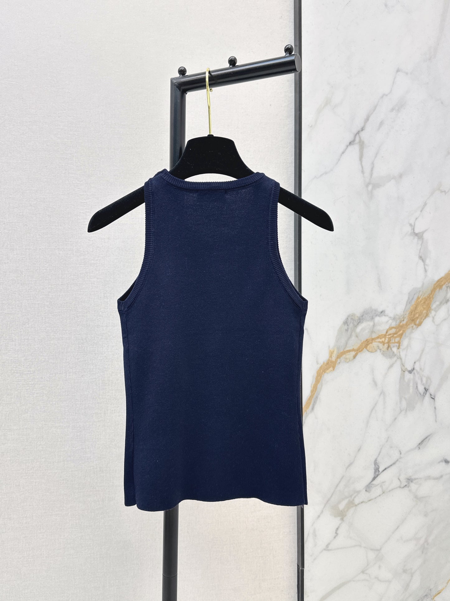 26SS NEW logo hot stamping decorative knitted vest