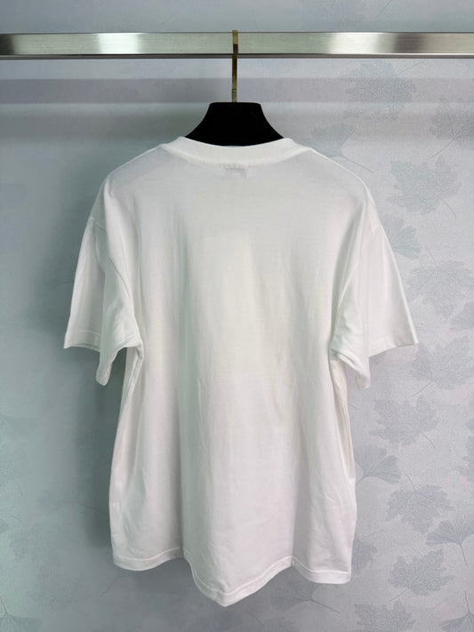 26SS NEW Blue "Back" motorcycle T-shirt