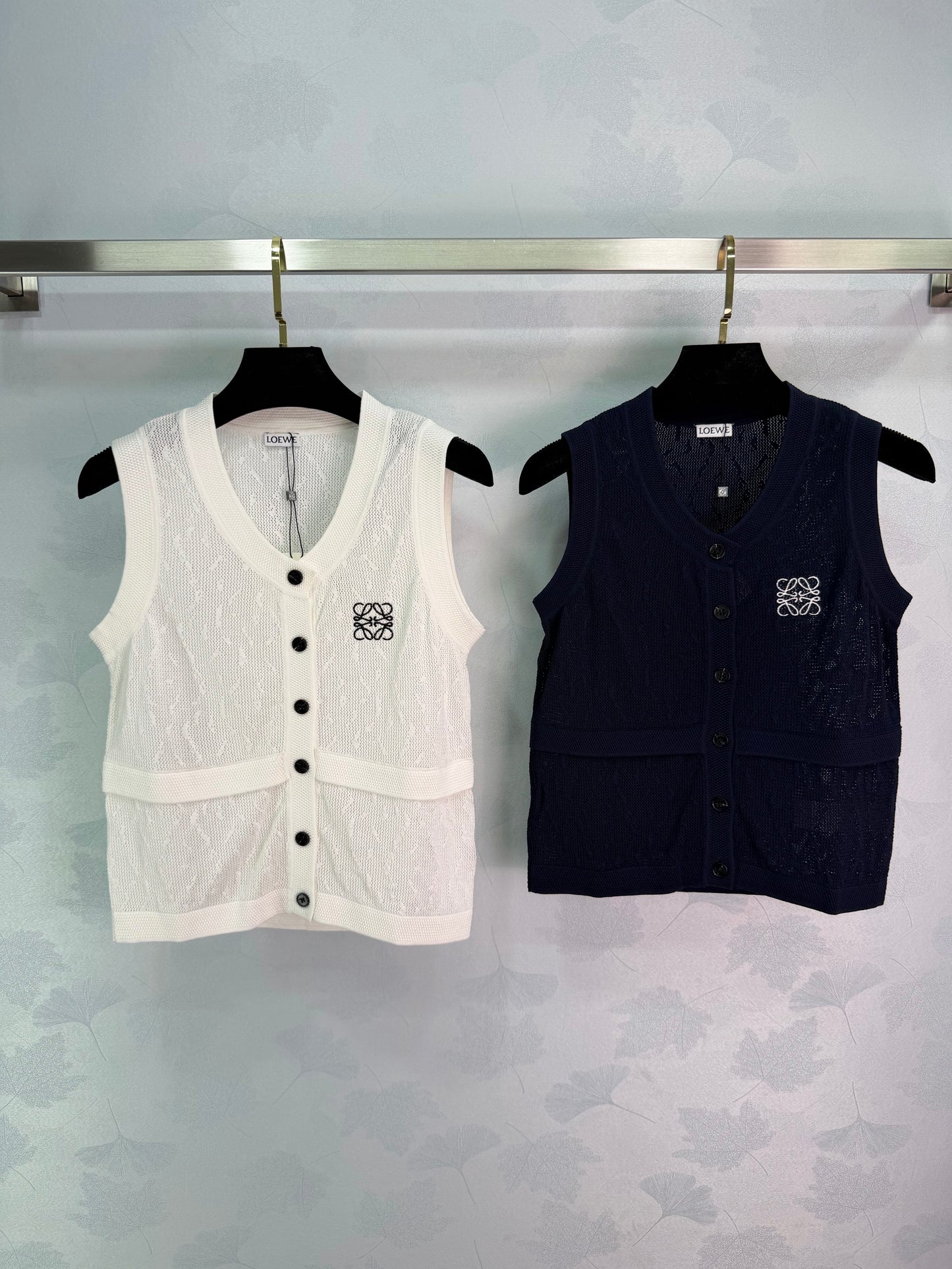 26SS NEW Hollow knitted vest