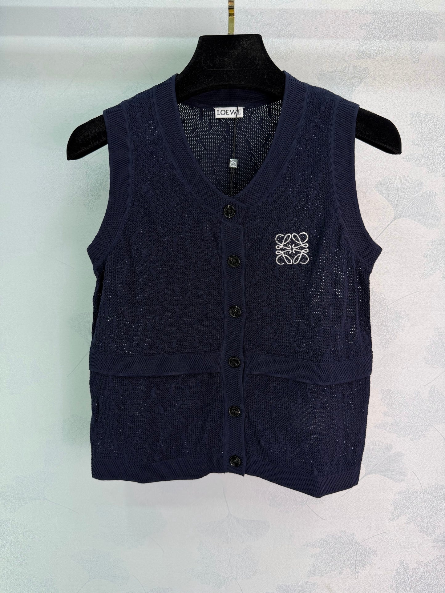 26SS NEW Hollow knitted vest