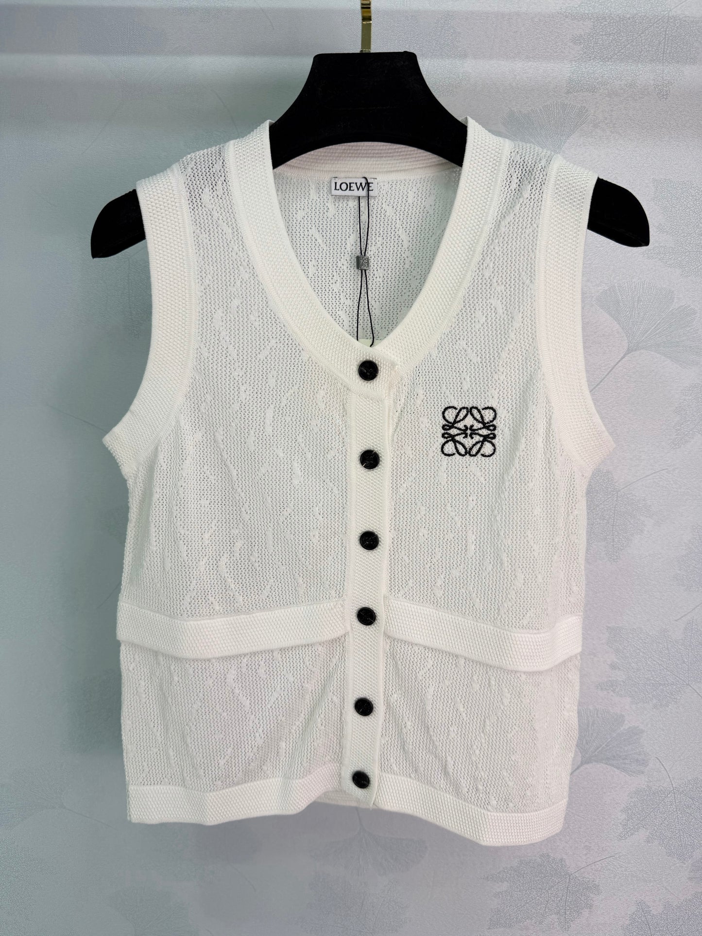 26SS NEW Hollow knitted vest