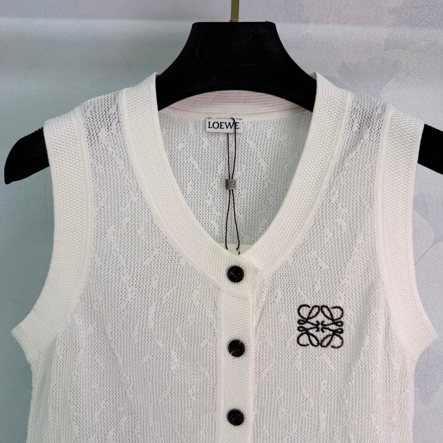 26SS NEW Hollow knitted vest