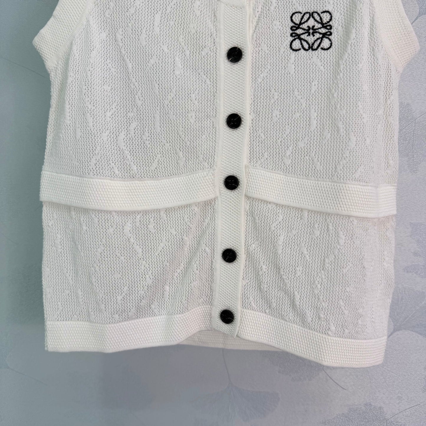 26SS NEW Hollow knitted vest