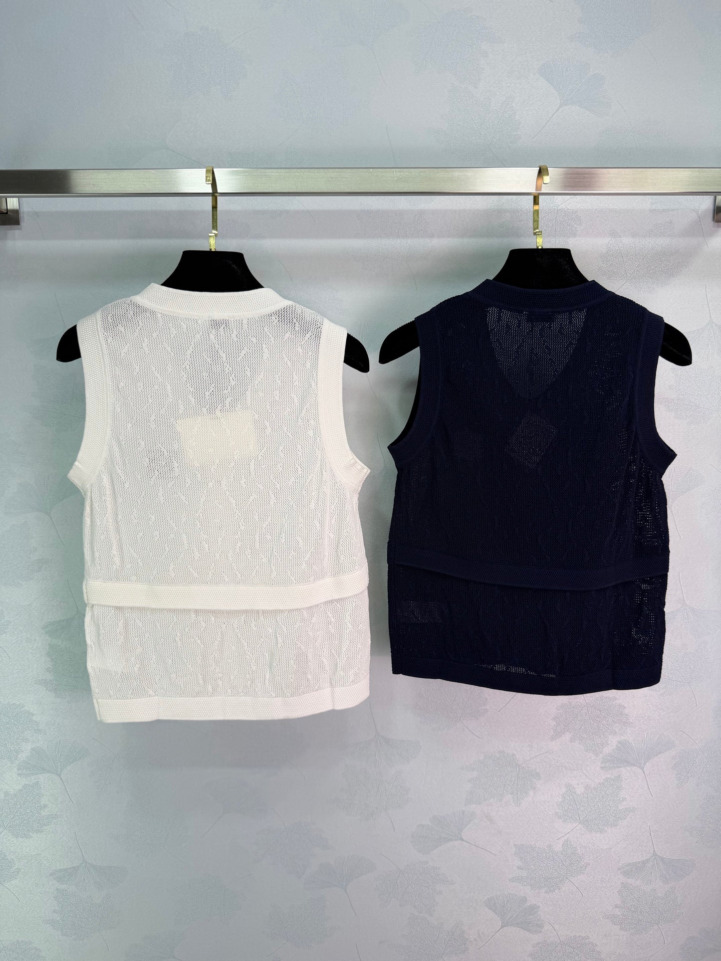 26SS NEW Hollow knitted vest