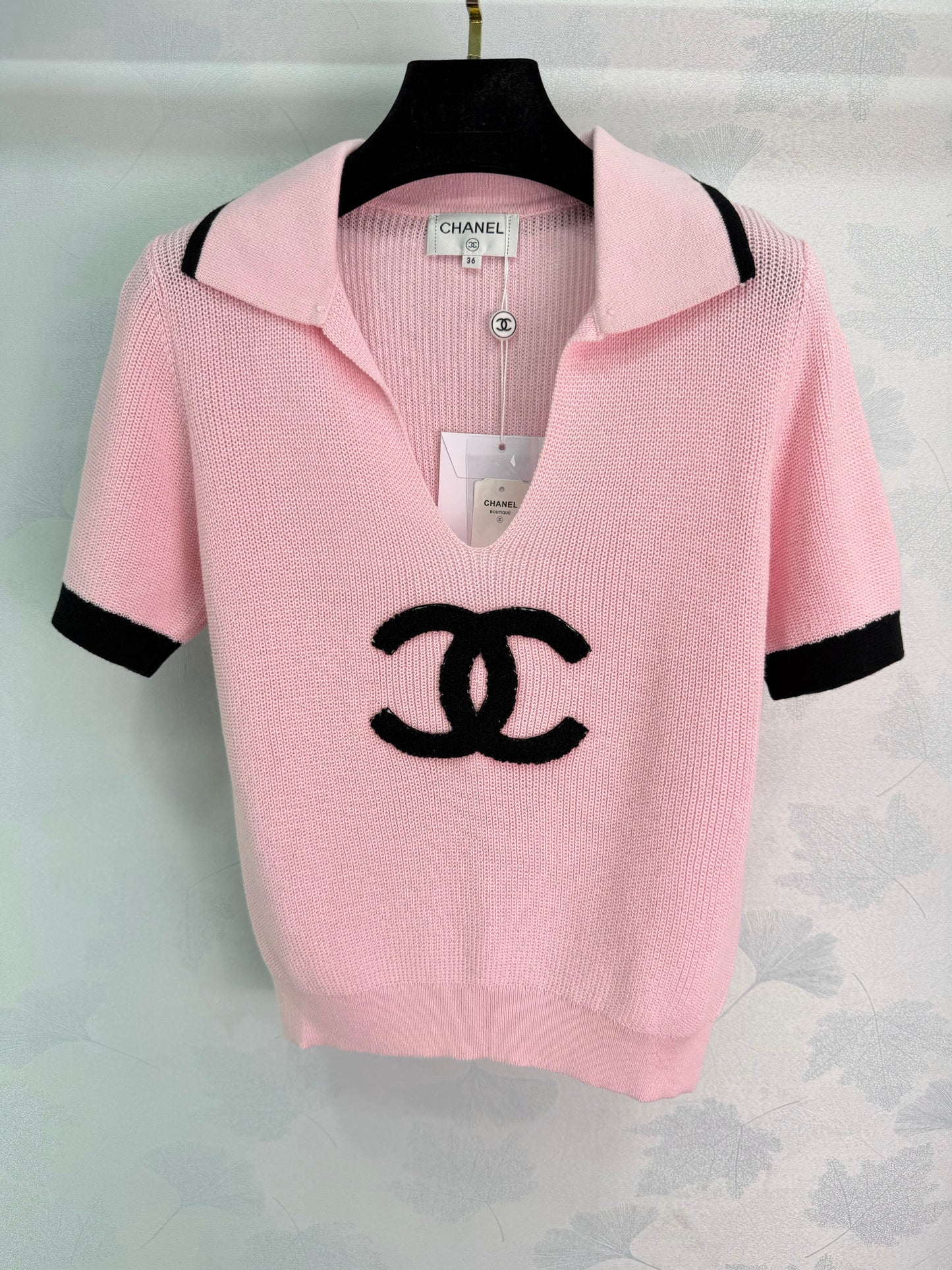 26SS NEUES Gestricktes Kurzarm-POLO-Hemd