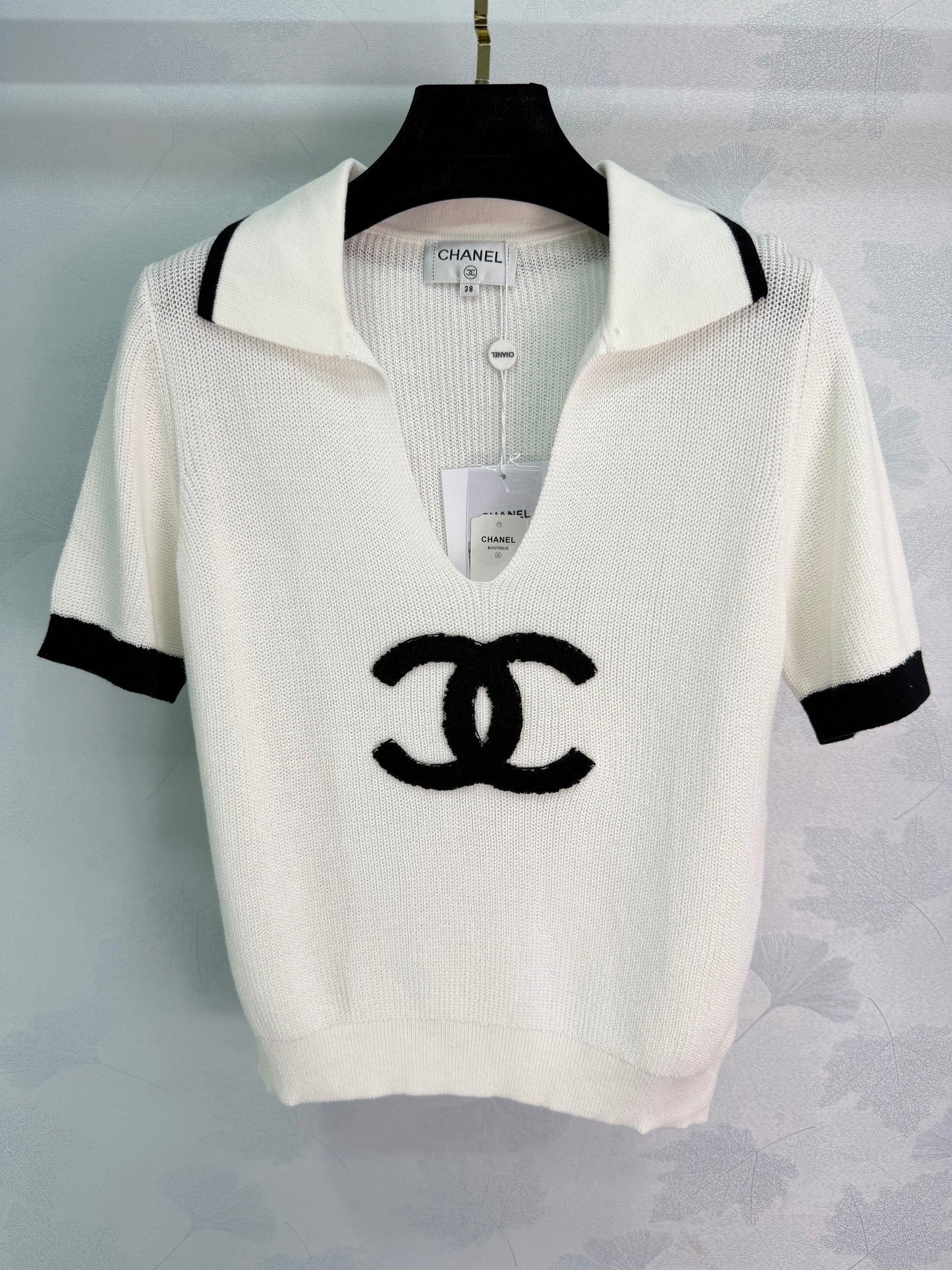 26SS NEUES Gestricktes Kurzarm-POLO-Hemd
