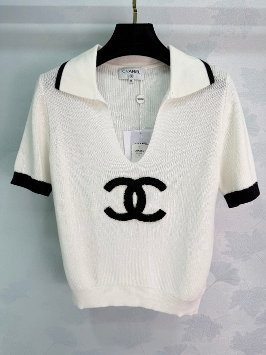 26SS NEW Knitted short-sleeved POLO shirt