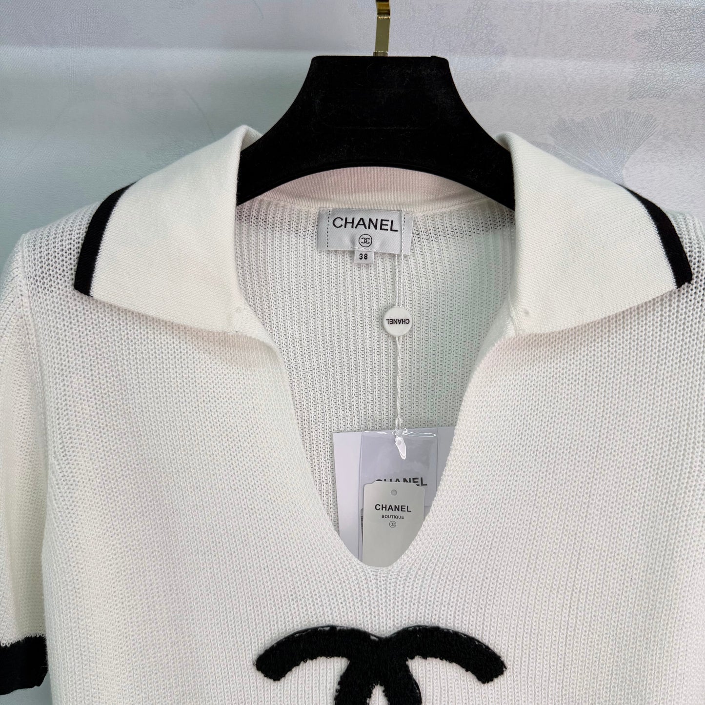 26SS NEUES Gestricktes Kurzarm-POLO-Hemd