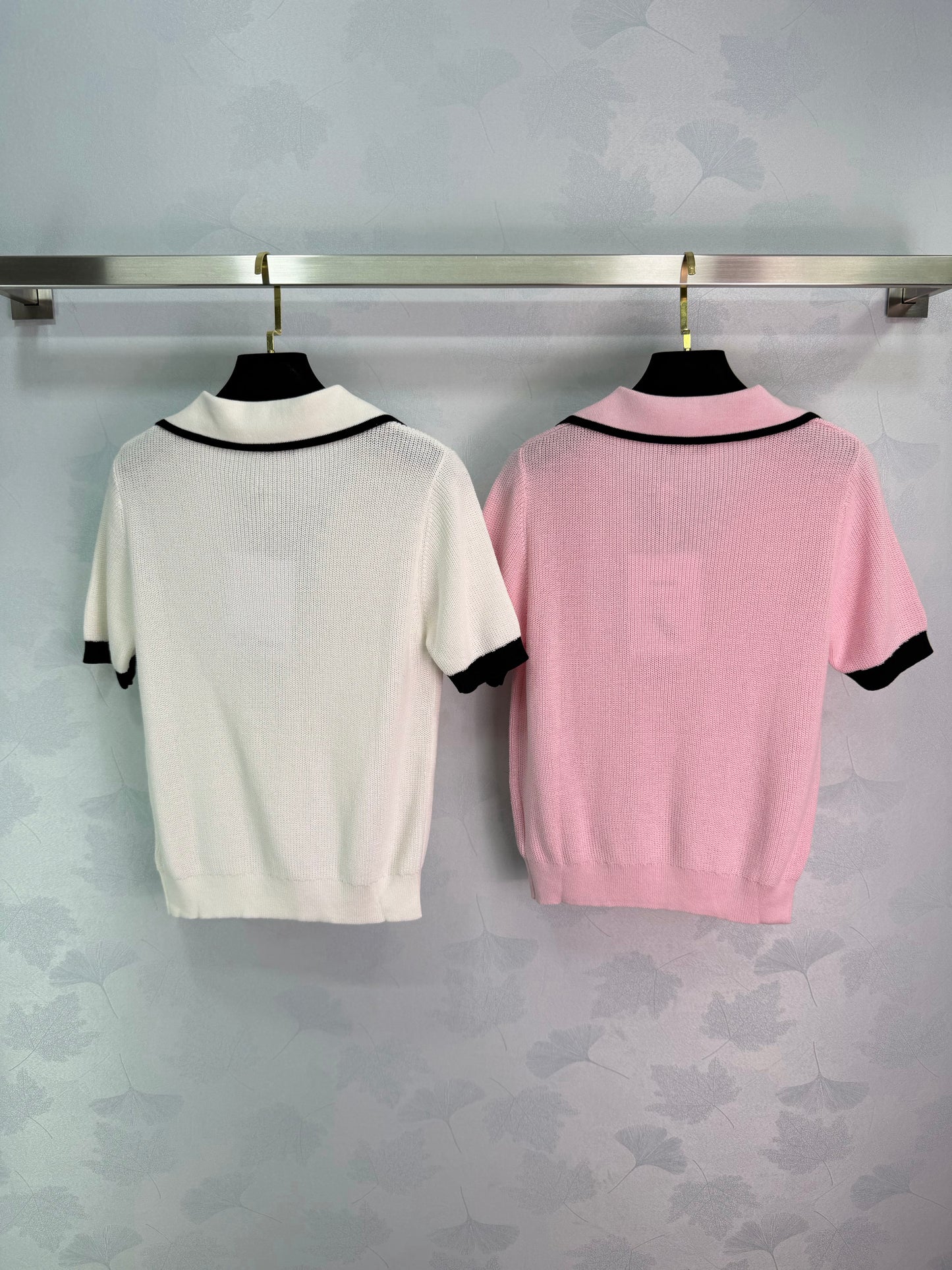 26SS NEUES Gestricktes Kurzarm-POLO-Hemd