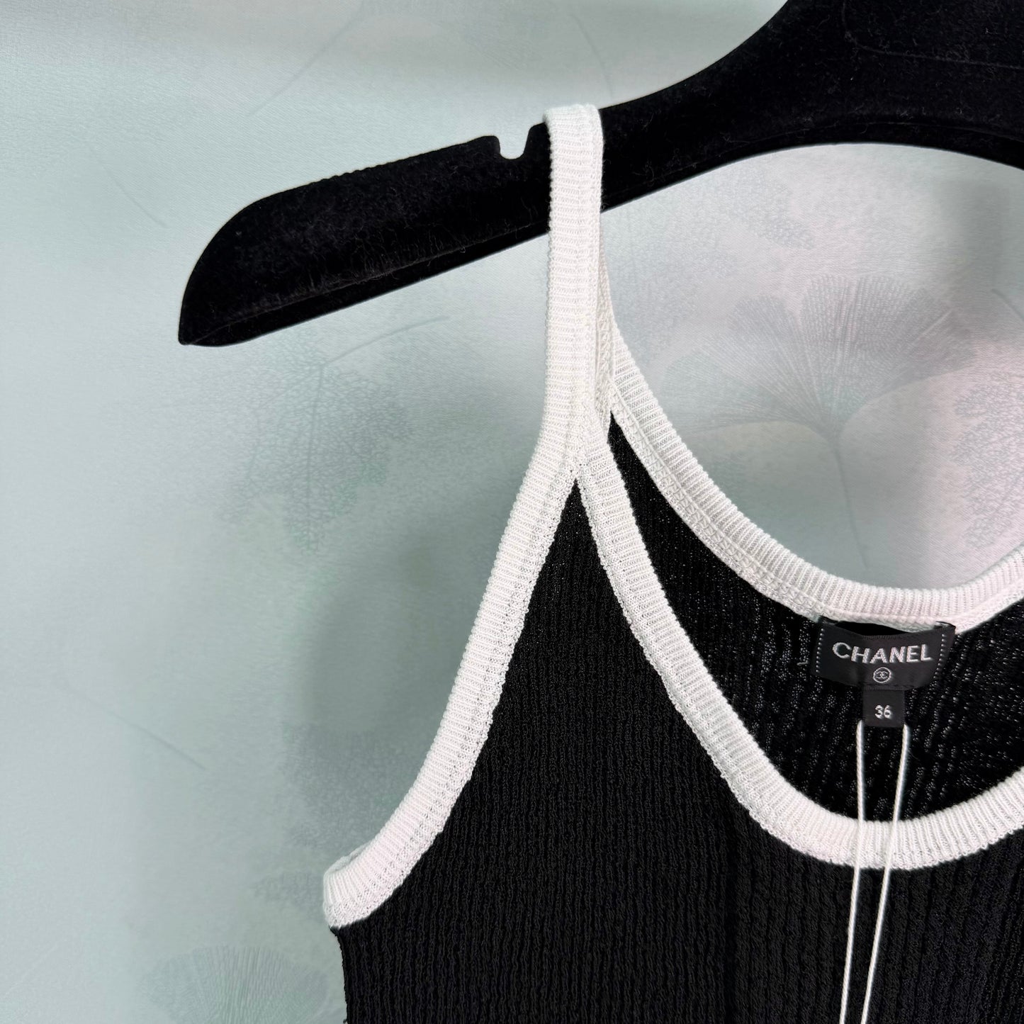 26SS NEW black knitted vest