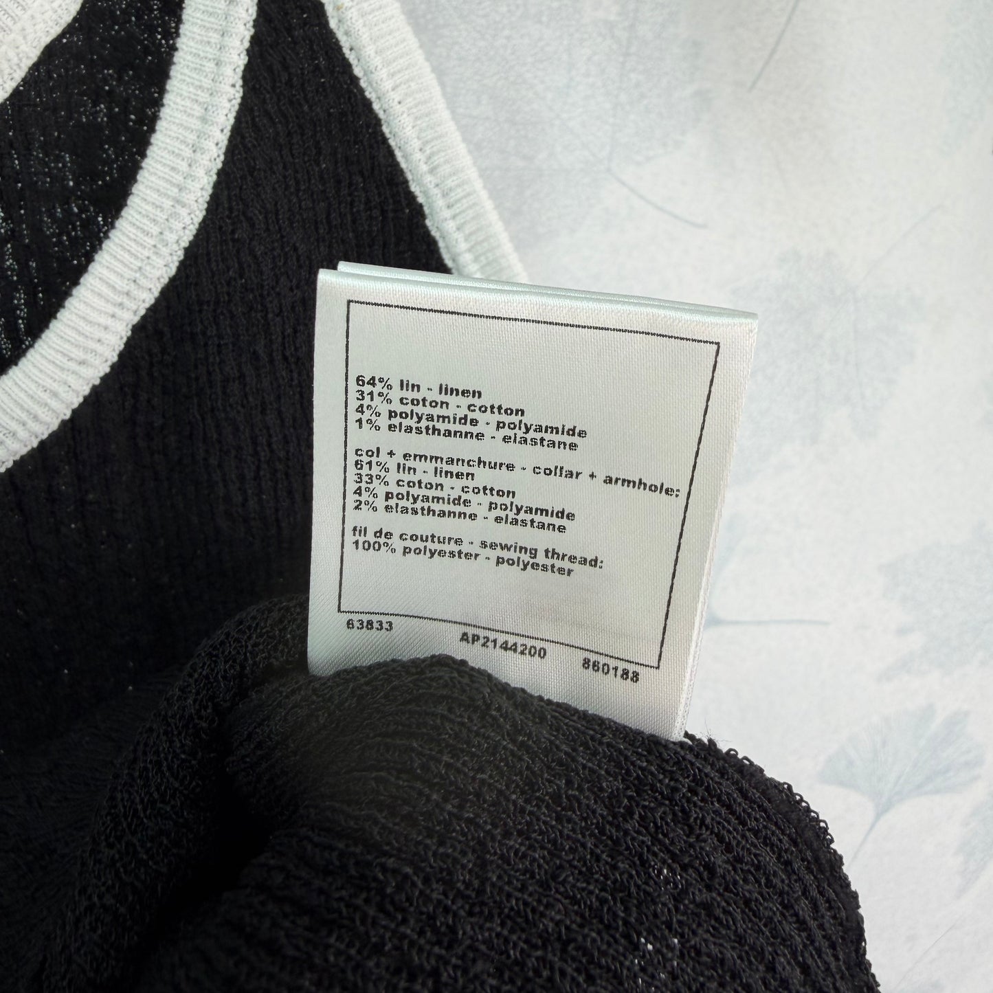 26SS NEW black knitted vest