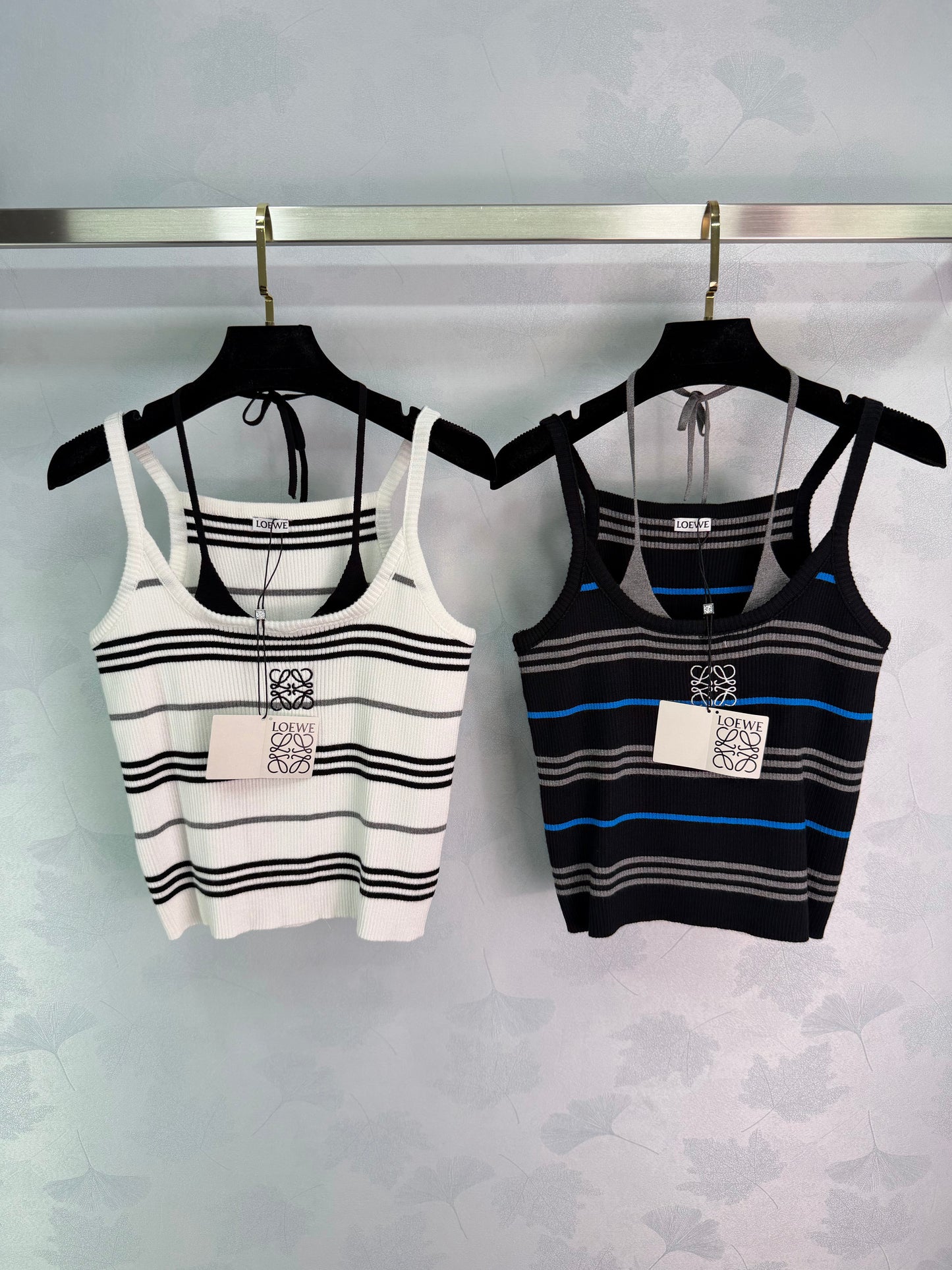 26SS NEW Striped knitted vest