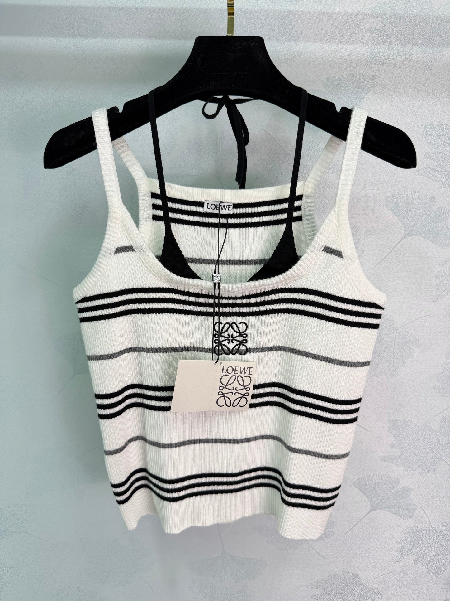 26SS NEW Striped knitted vest