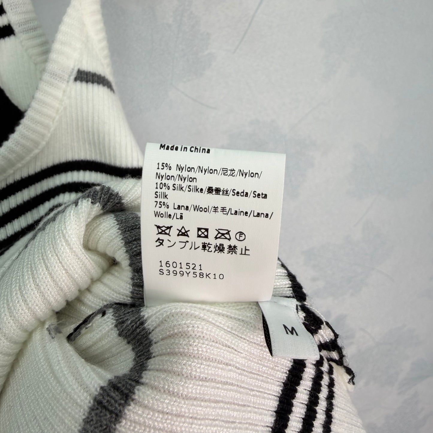 26SS NEW Striped knitted vest
