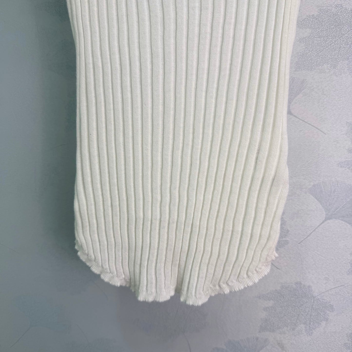 26SS NEW ribbed knitted vest
