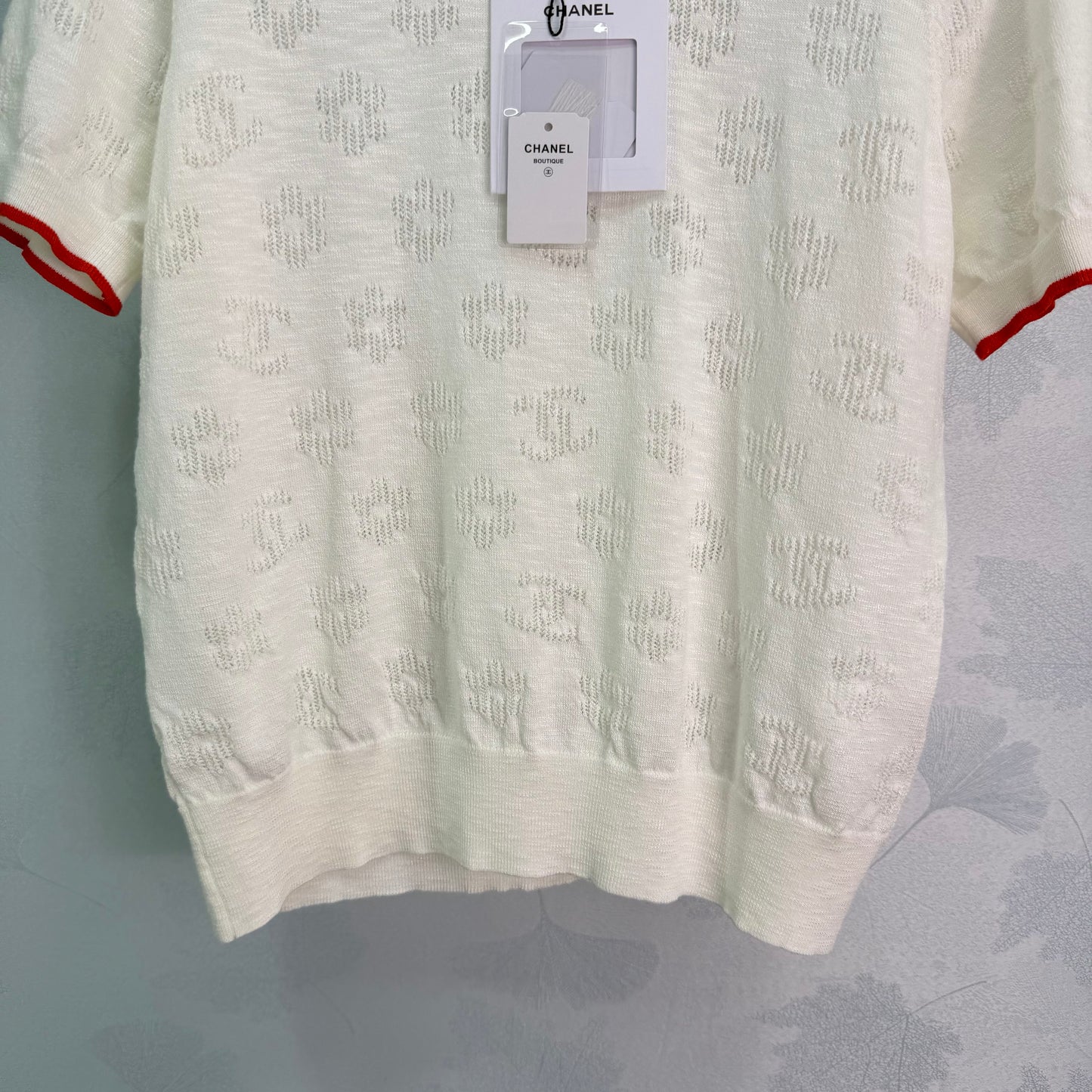 26SS NEW Hollow pattern knitted short sleeves