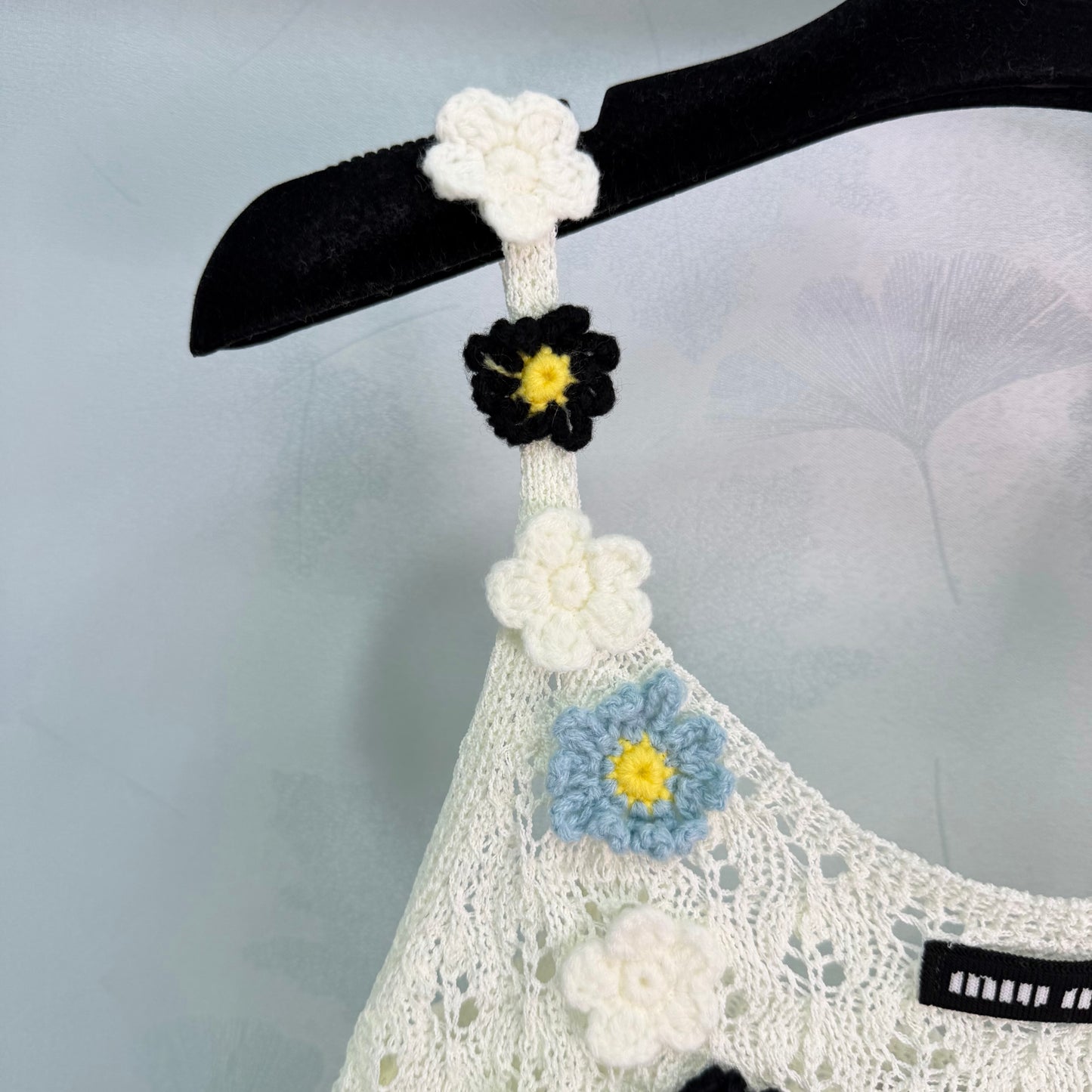 26SS NEW Hand-crocheted flower camisole
