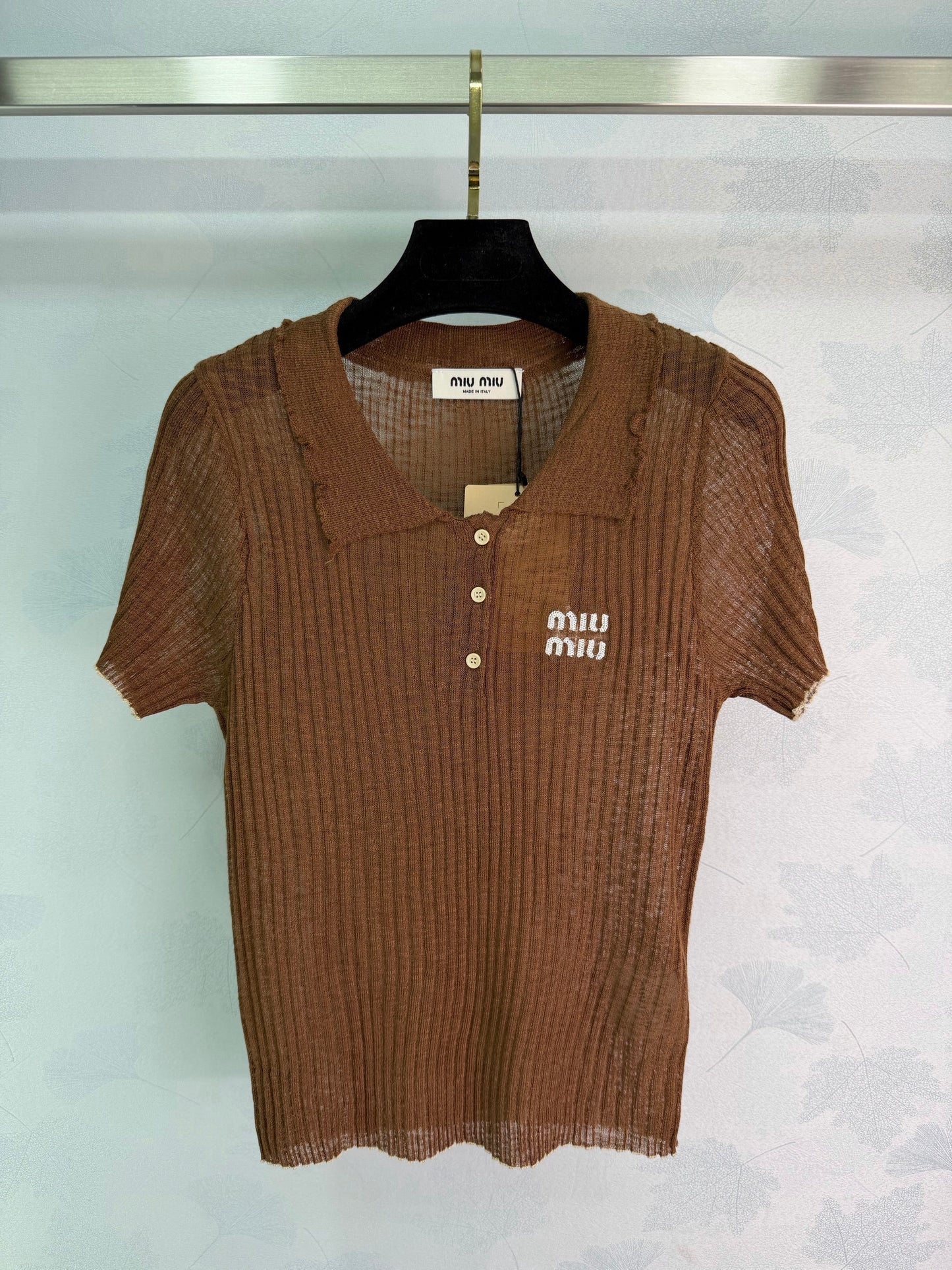 26SS NEW Lapel knitted short sleeves