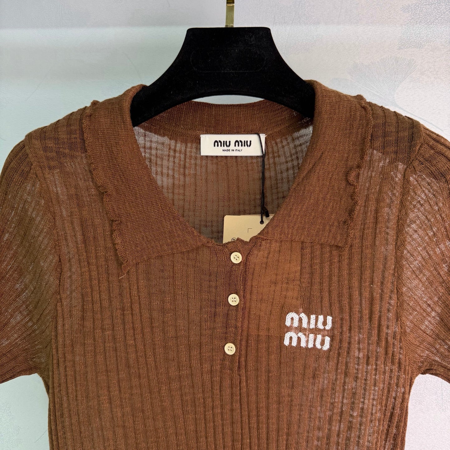 26SS NEW Lapel knitted short sleeves