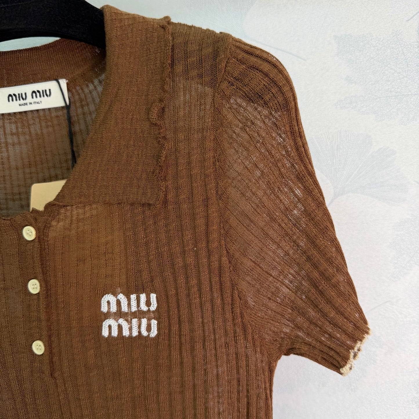 26SS NEW Lapel knitted short sleeves
