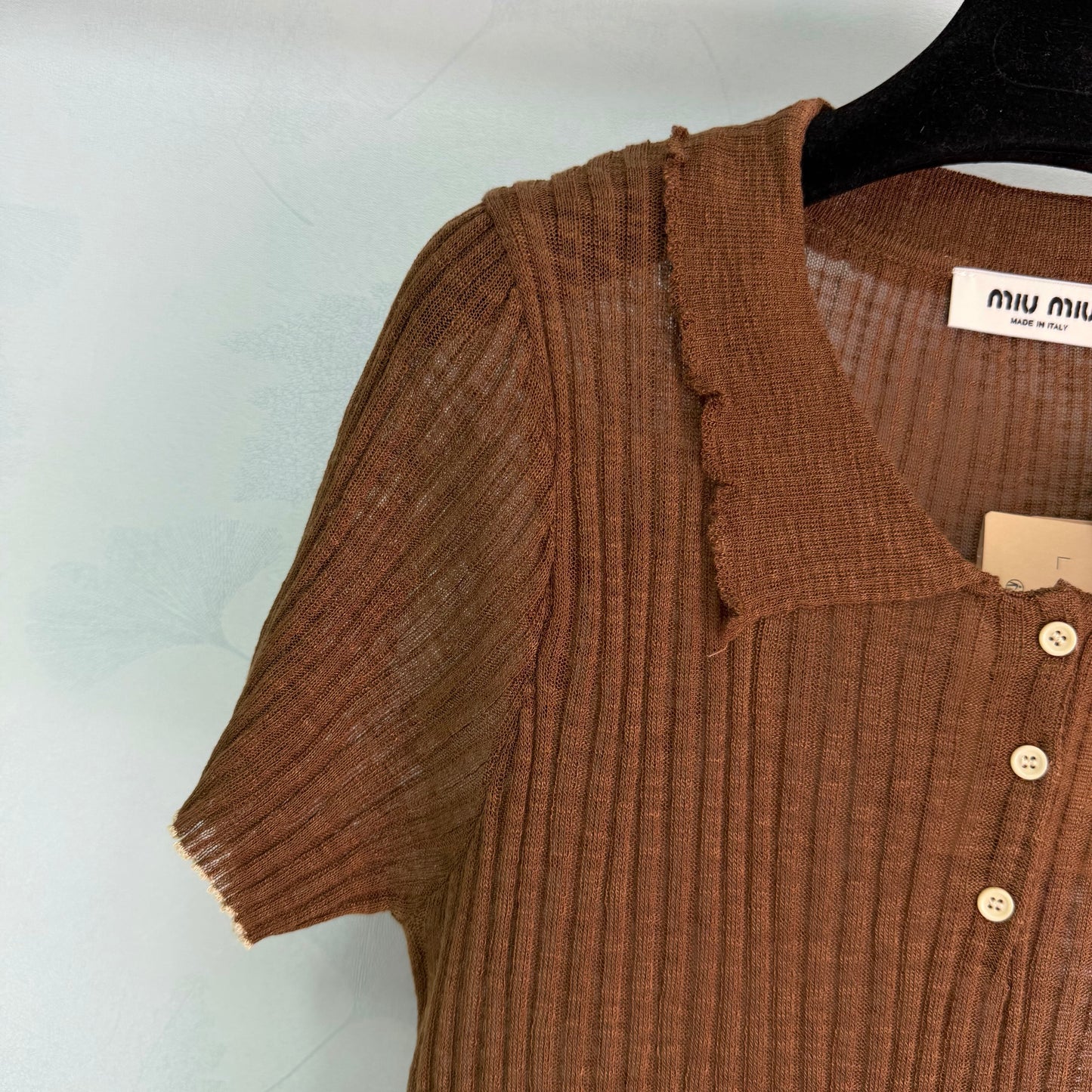 26SS NEW Lapel knitted short sleeves