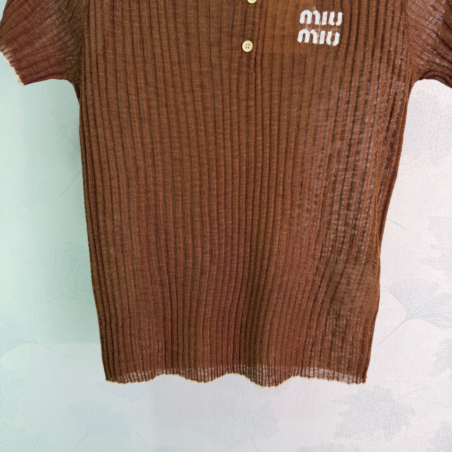 26SS NEW Lapel knitted short sleeves