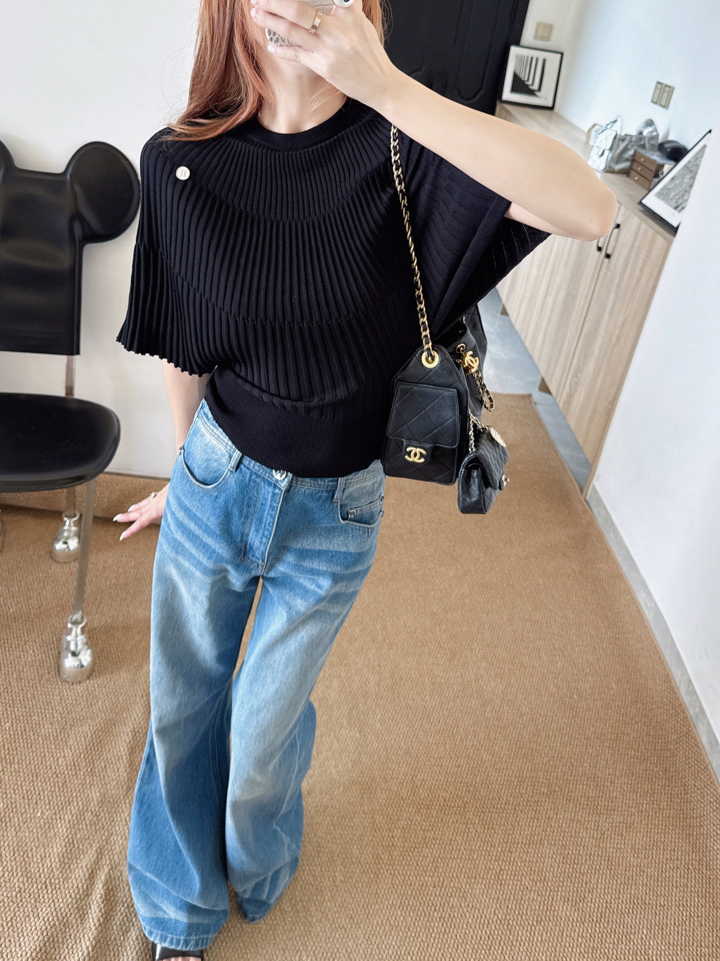 🔥HEISS🔥 26SS NEUER verjüngender Cape-Pullover