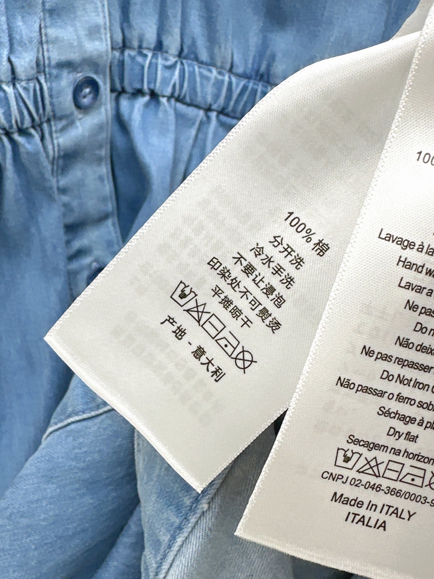 26SS NEW Tencel denim dress with embroidery pattern