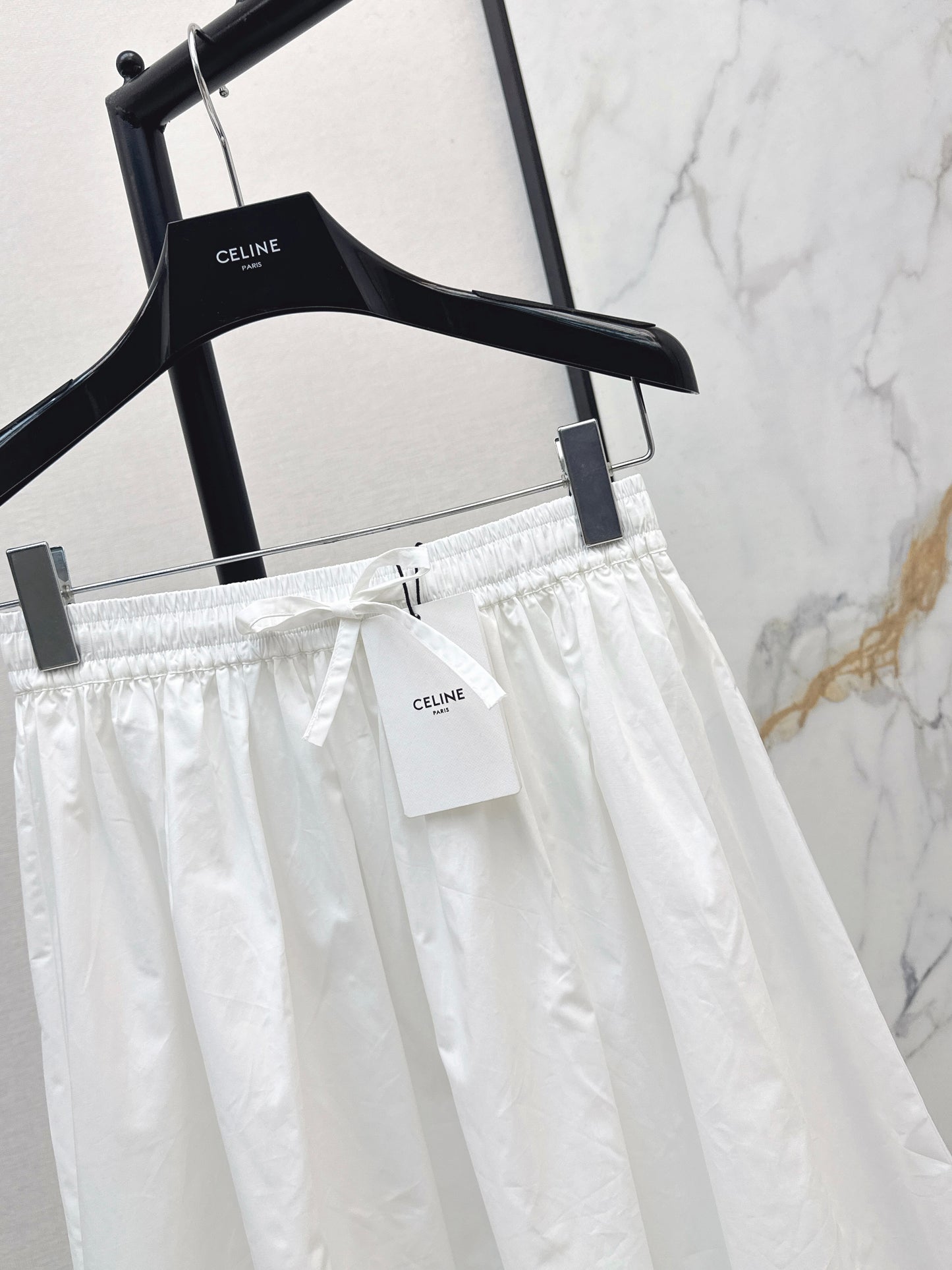 26SS NEW must-have Arc de Triomphe hollow lace romantic white skirt for vacation style