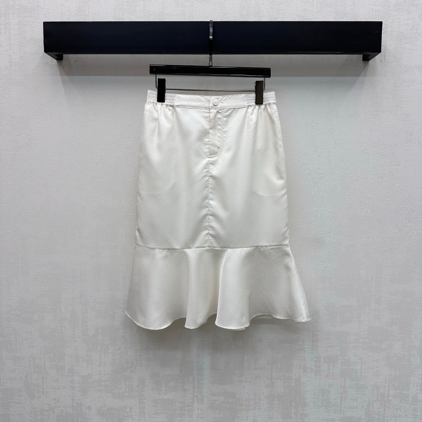 26SS NEW Jacquard fishtail blended cotton skirt