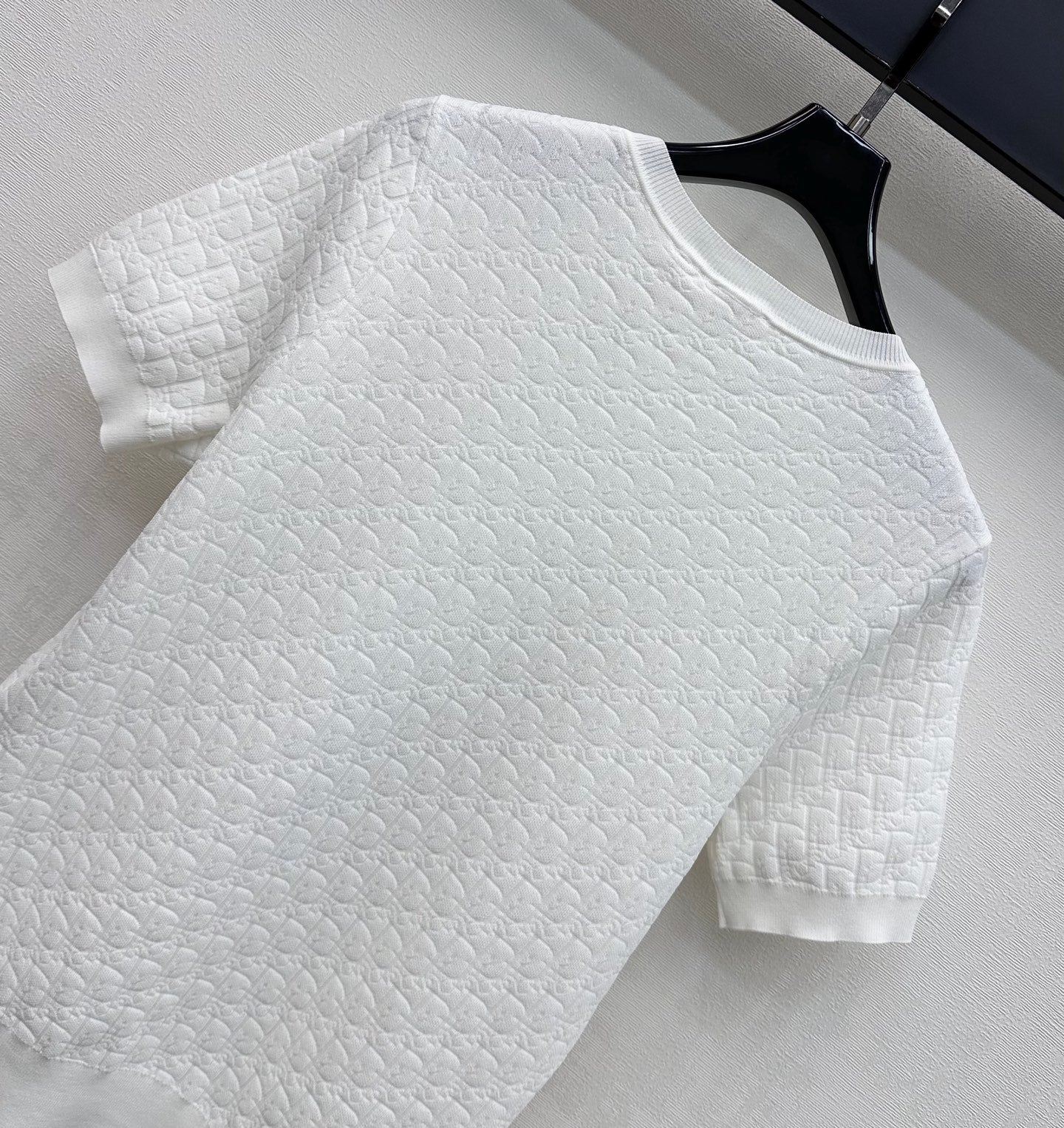 26SS NEW Jacquard round neck knitted short sleeves