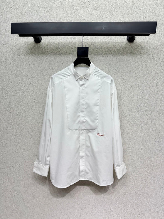 🔥HOT🔥26SS NEW Coco Girls French Pearl Button Shirt